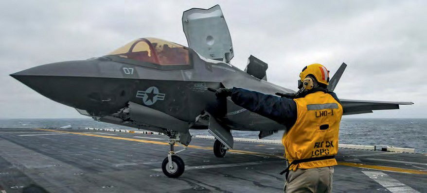 F-35B deploys aboard USS Wasp with 31st MEU