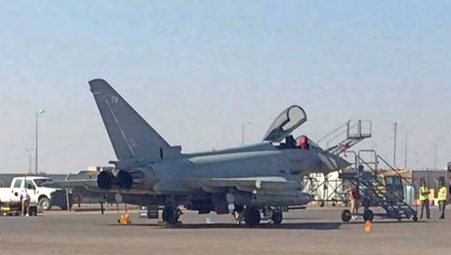 RAF Typhoon returned to Akrotiri from Erbil