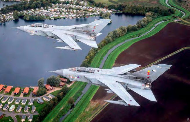 Final sortie for No 41 (R) Squadron Tornado GR4s