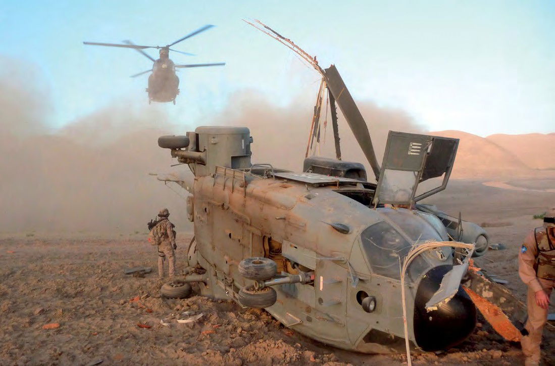 Spanish Puma crashin Afghanistan