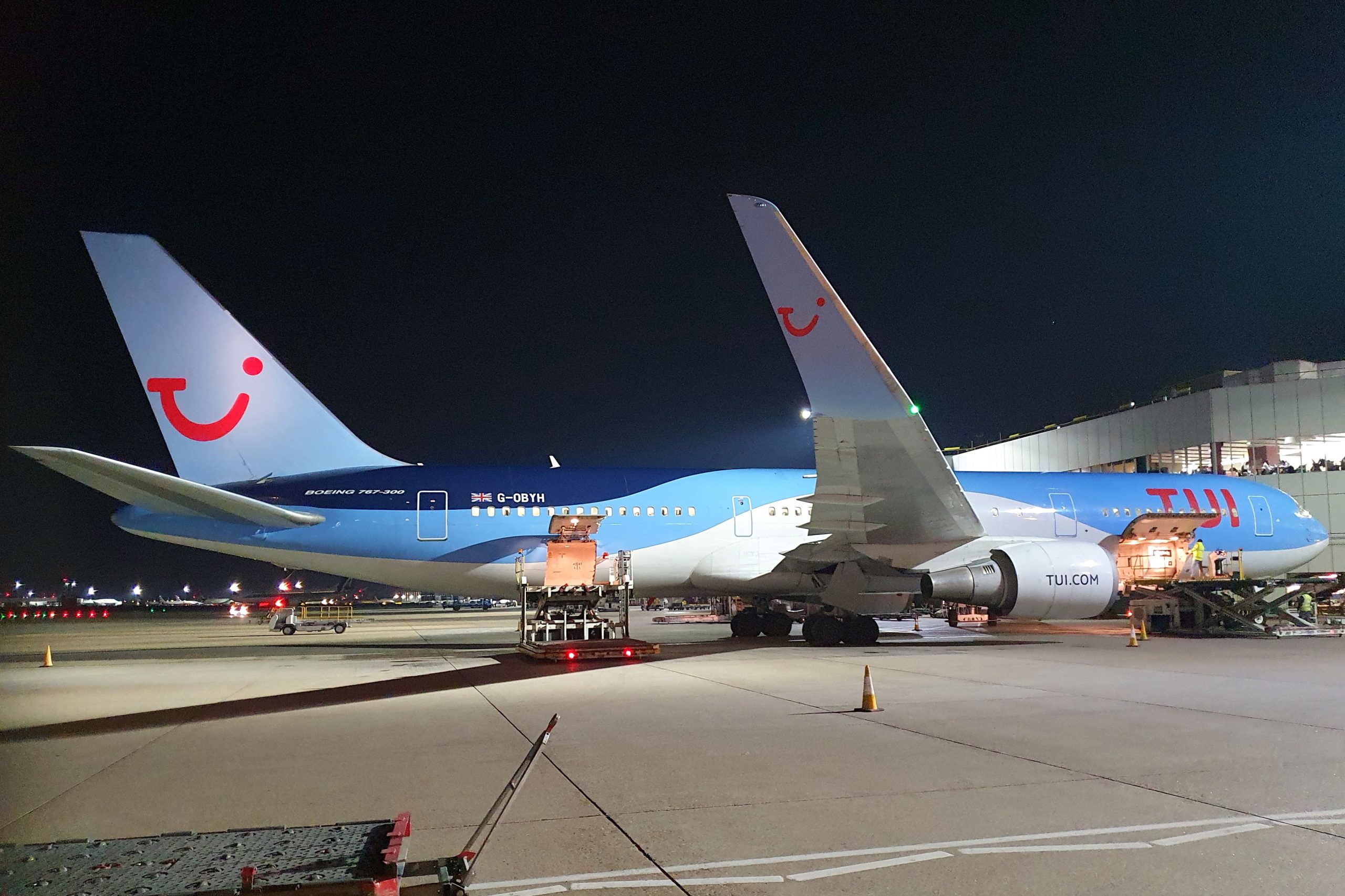 Why this ex-TUI 767 has flown across to Asia?