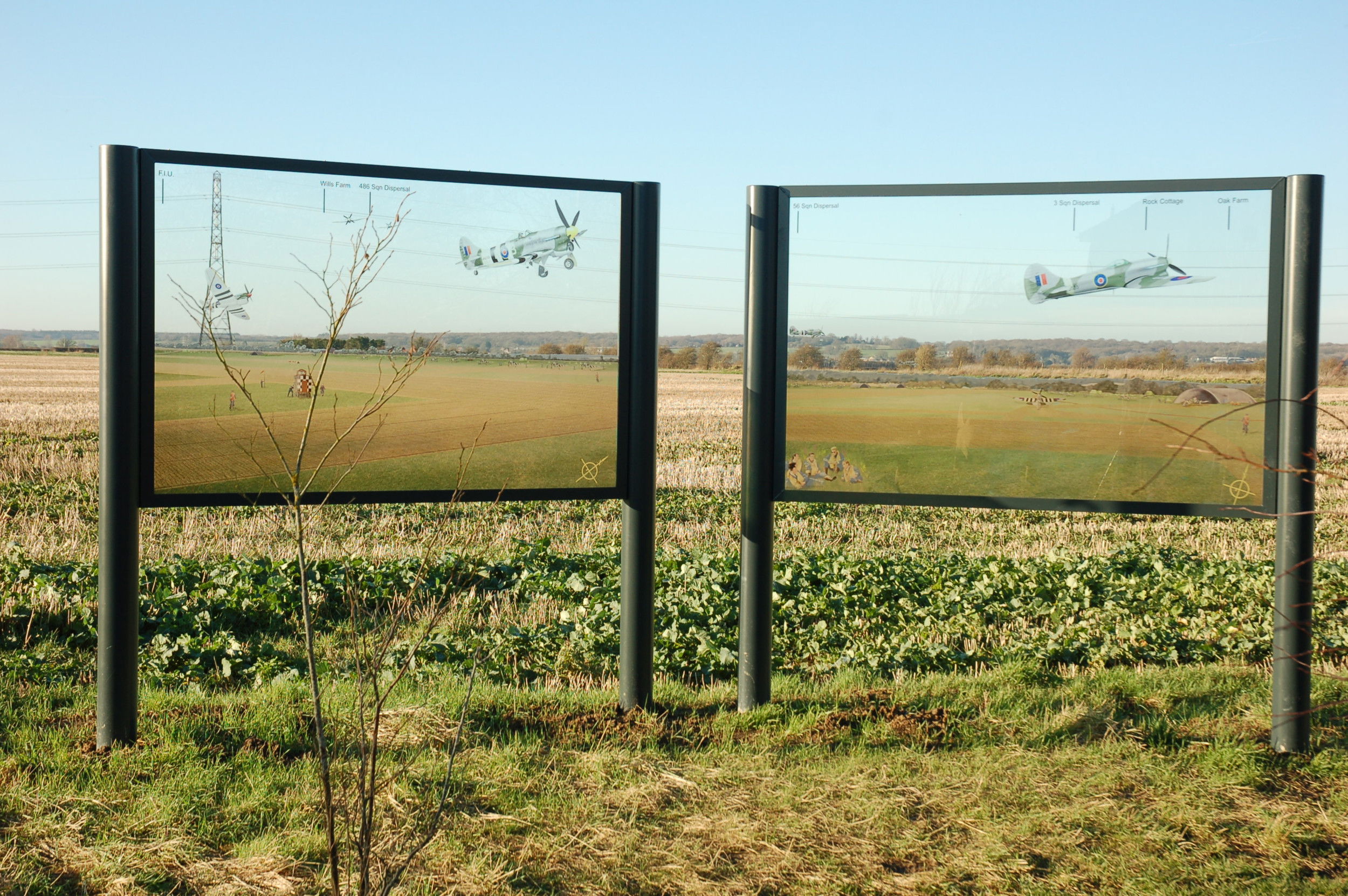 Tempest memorial panels installed at Newchurch