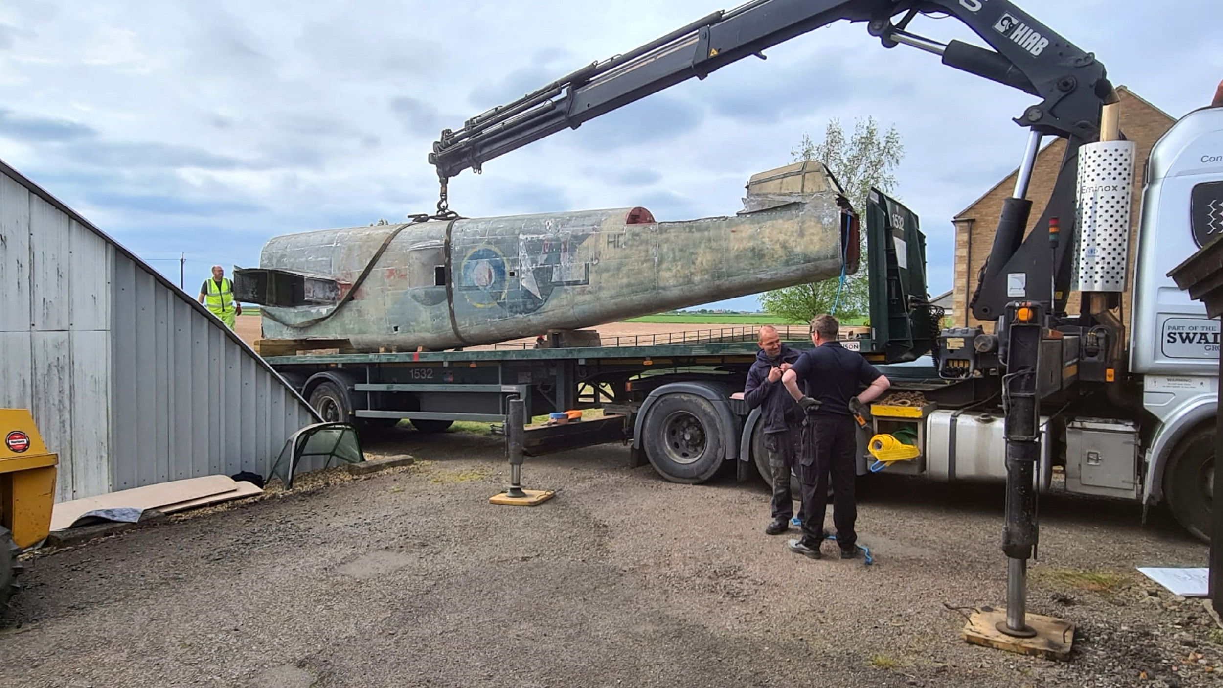B-25 Mitchell heads south for restoration