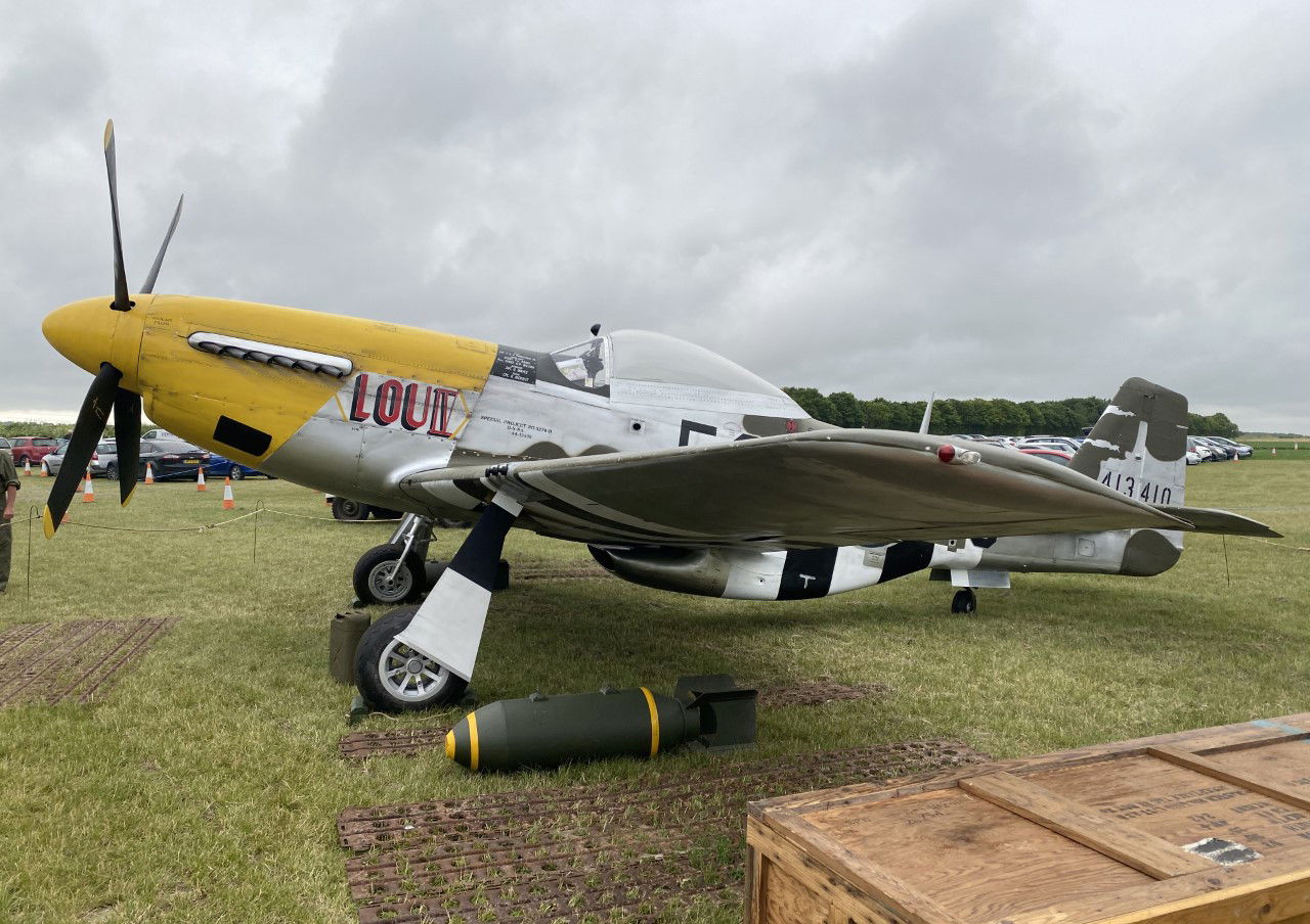 Bottisham Airfield Museum P-51 unveiled