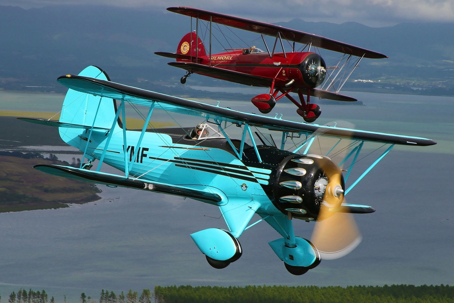 Se espera una gran alineación de biplanos de Waco en el Classic Fighters Airshow