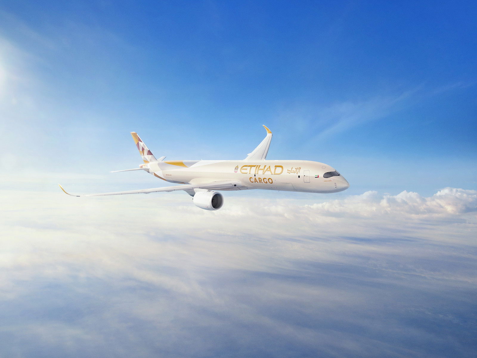 El carguero Airbus A350F ha sido contratado por Etihad Airways
