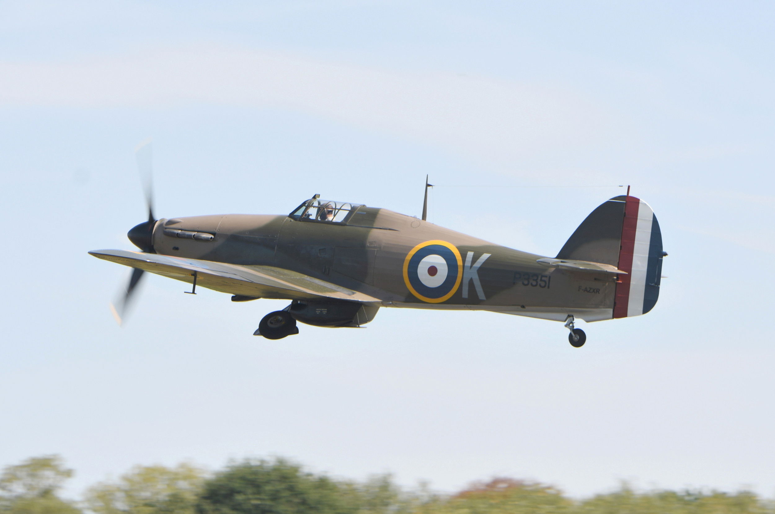 Hawker Hurricane returns to British skies