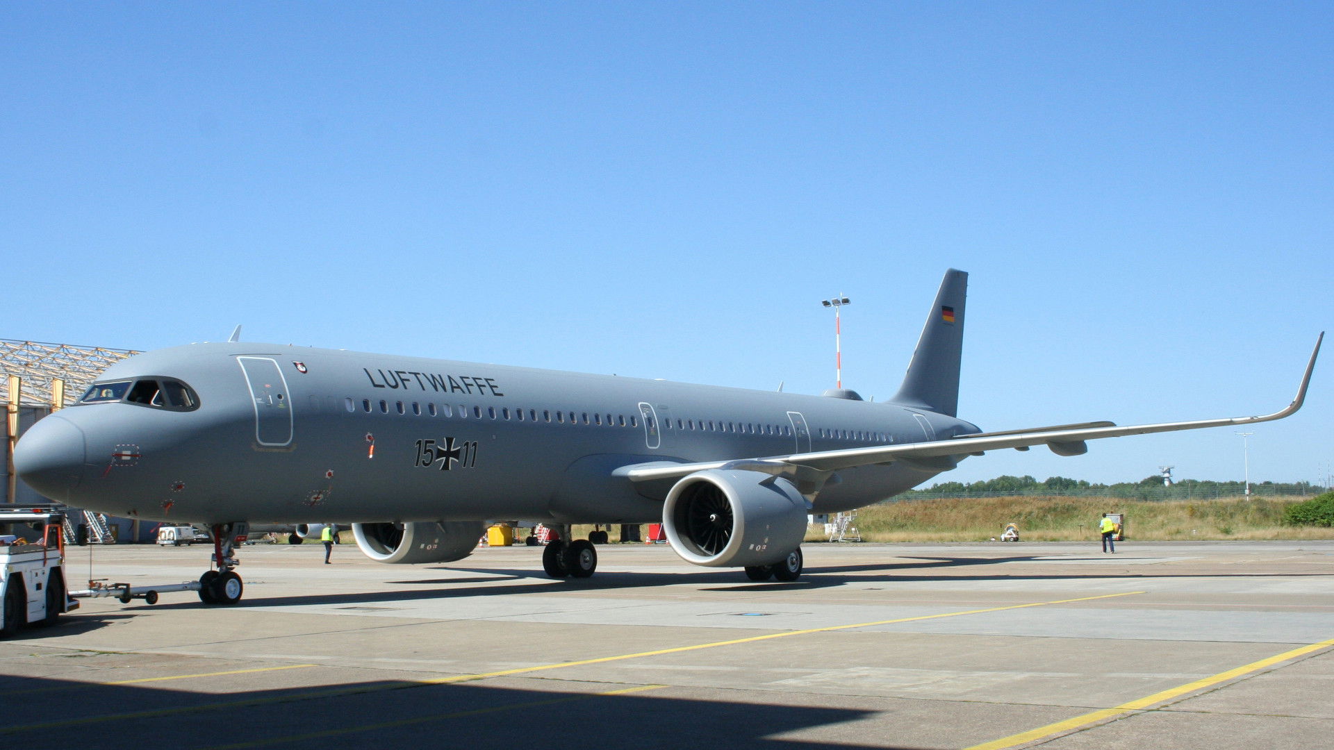 Último Airbus A321LR entregado a la Luftwaffe