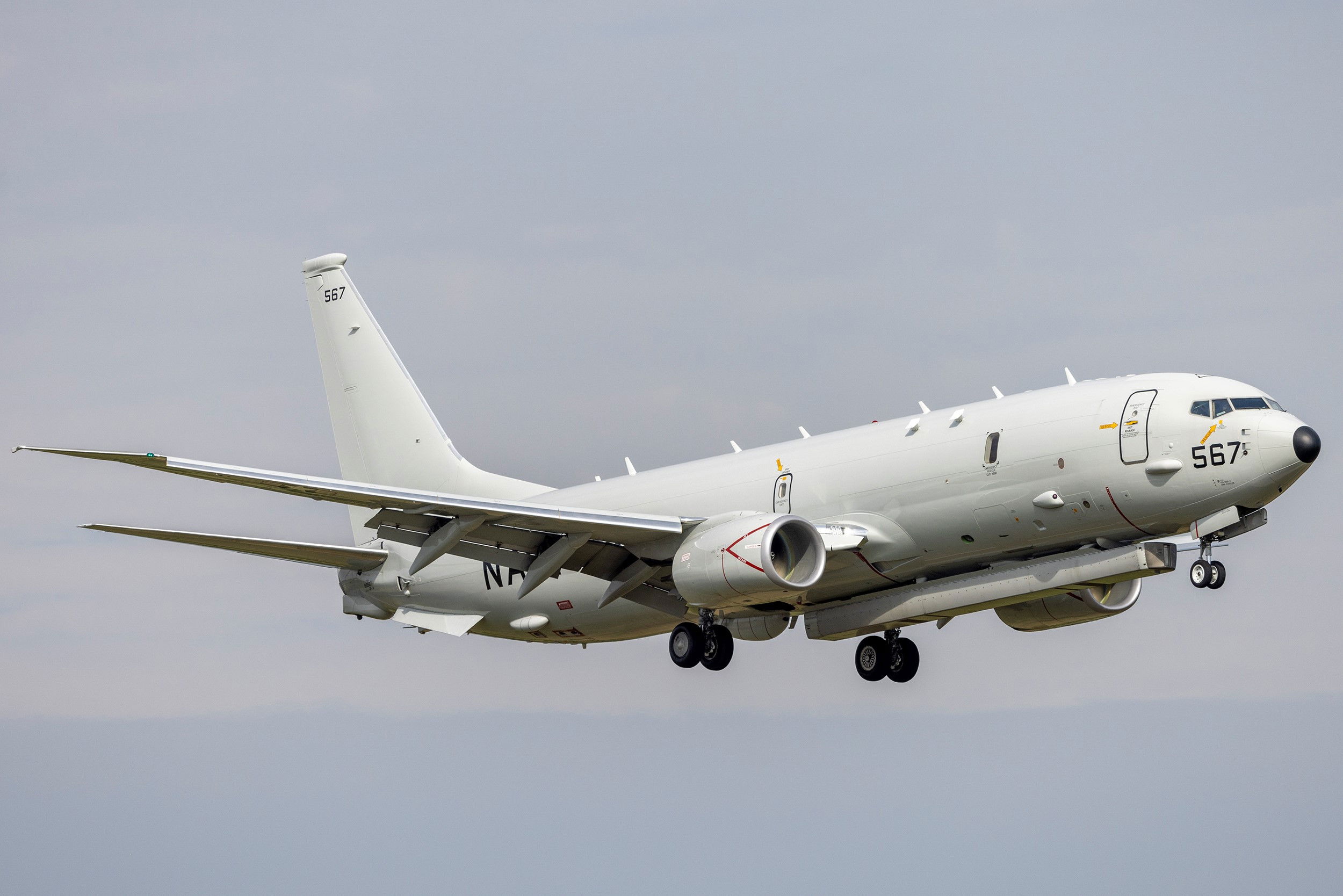 Los Poseidones de la Marina estadounidense visitan RAF Mildenhall