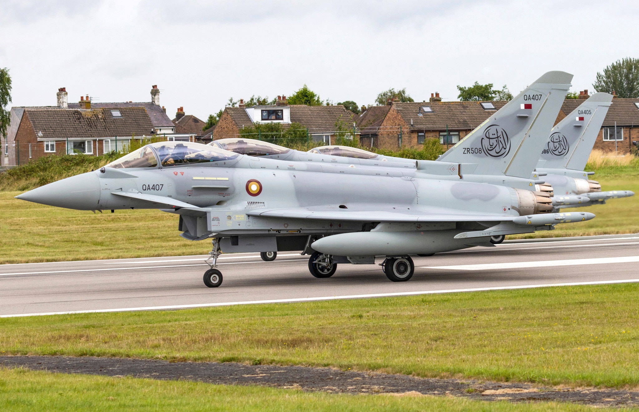 Qatar’s first Eurofighter Typhoons arrive in-country