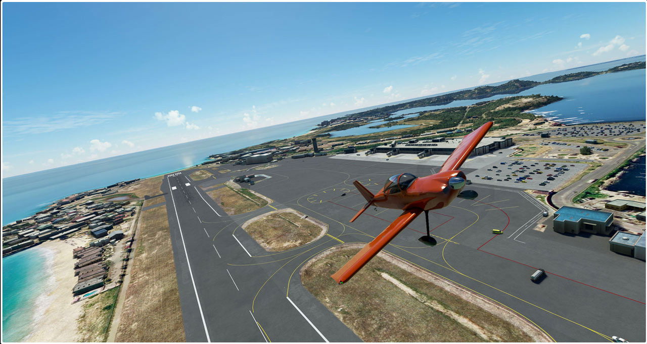 La furgoneta RV-8 vuela en Microsoft Flight Simulator