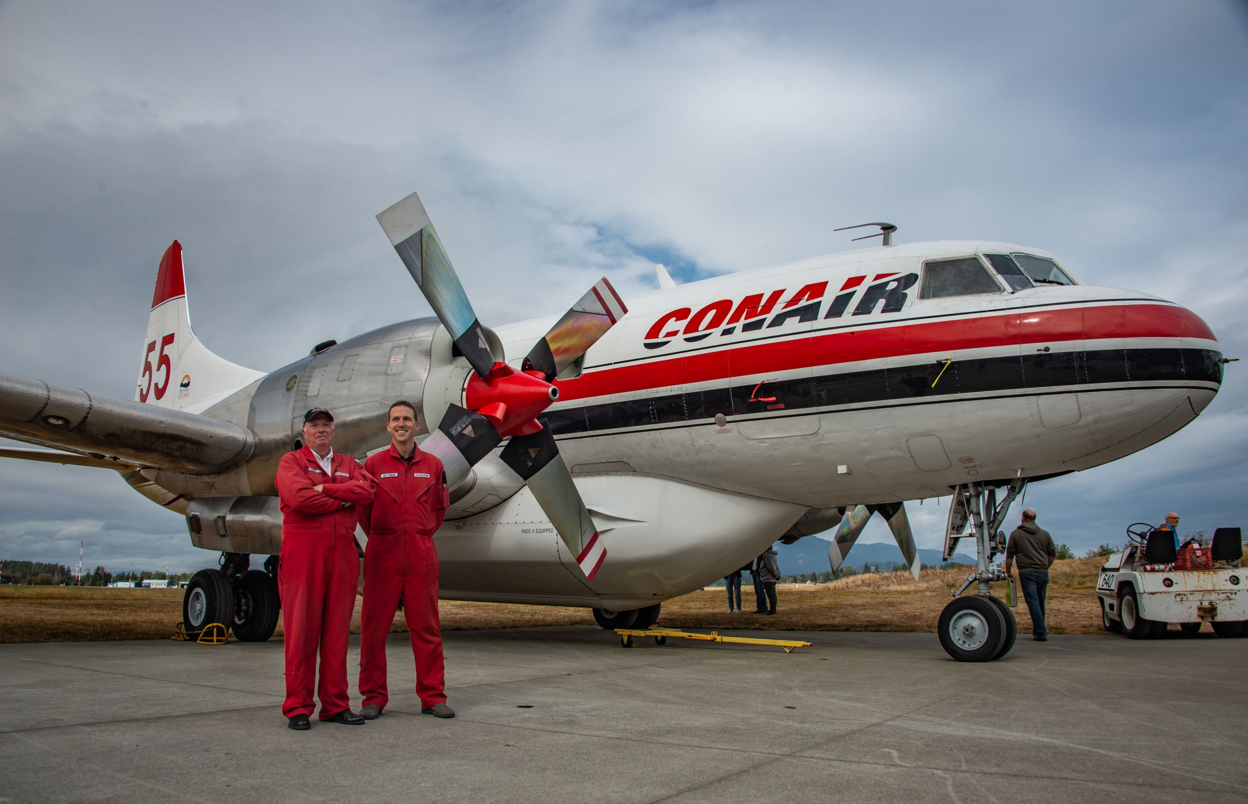 Convair 'fire-bomber' flies into retirement