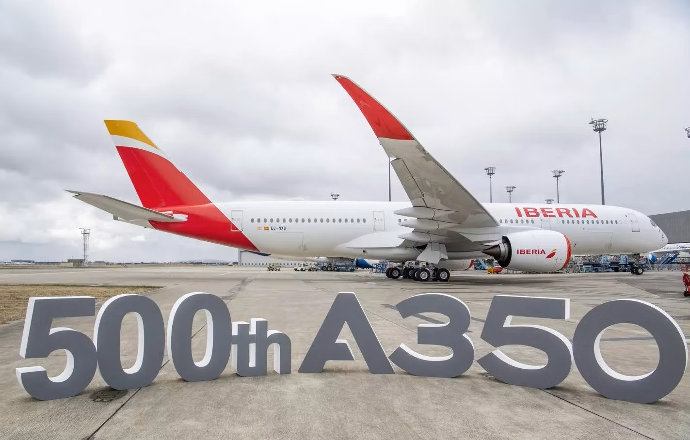 Airbus entrega el ejemplar número 500 del A350