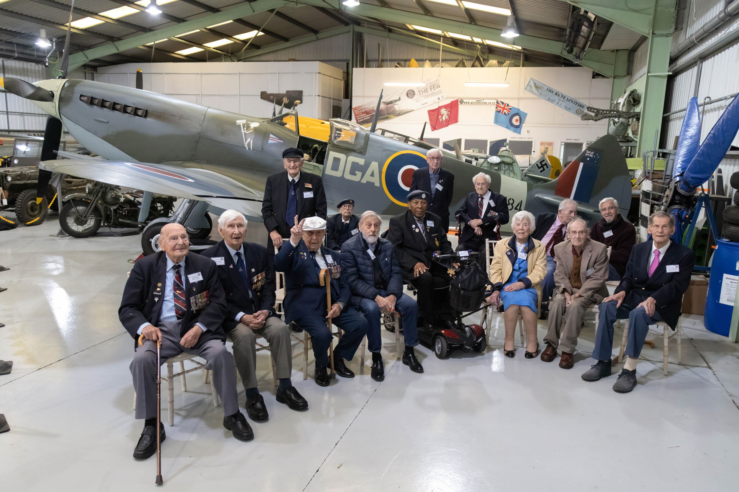 Los veteranos se reúnen en Biggin Hill