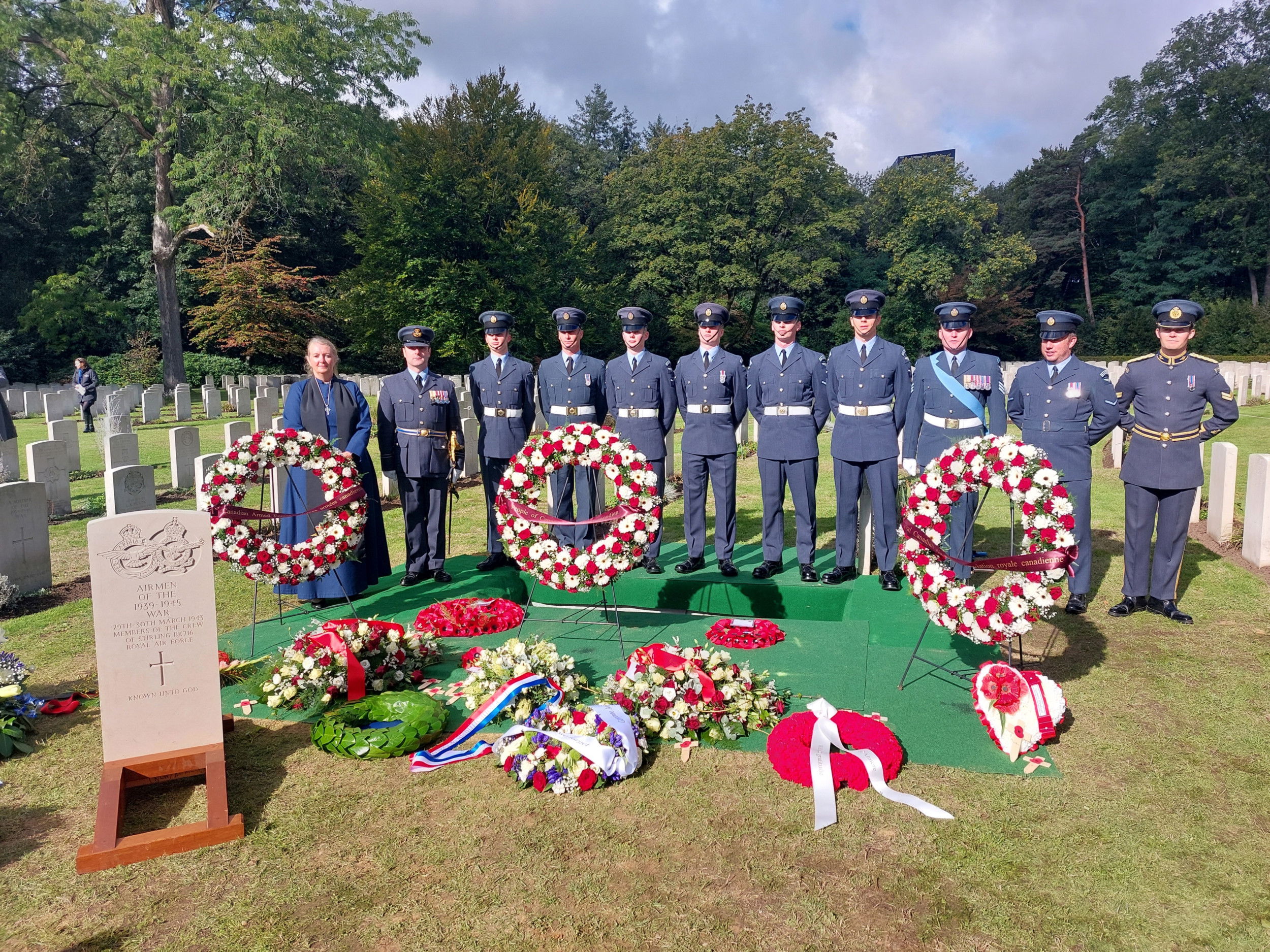 RAF Stirling crew finally laid to rest
