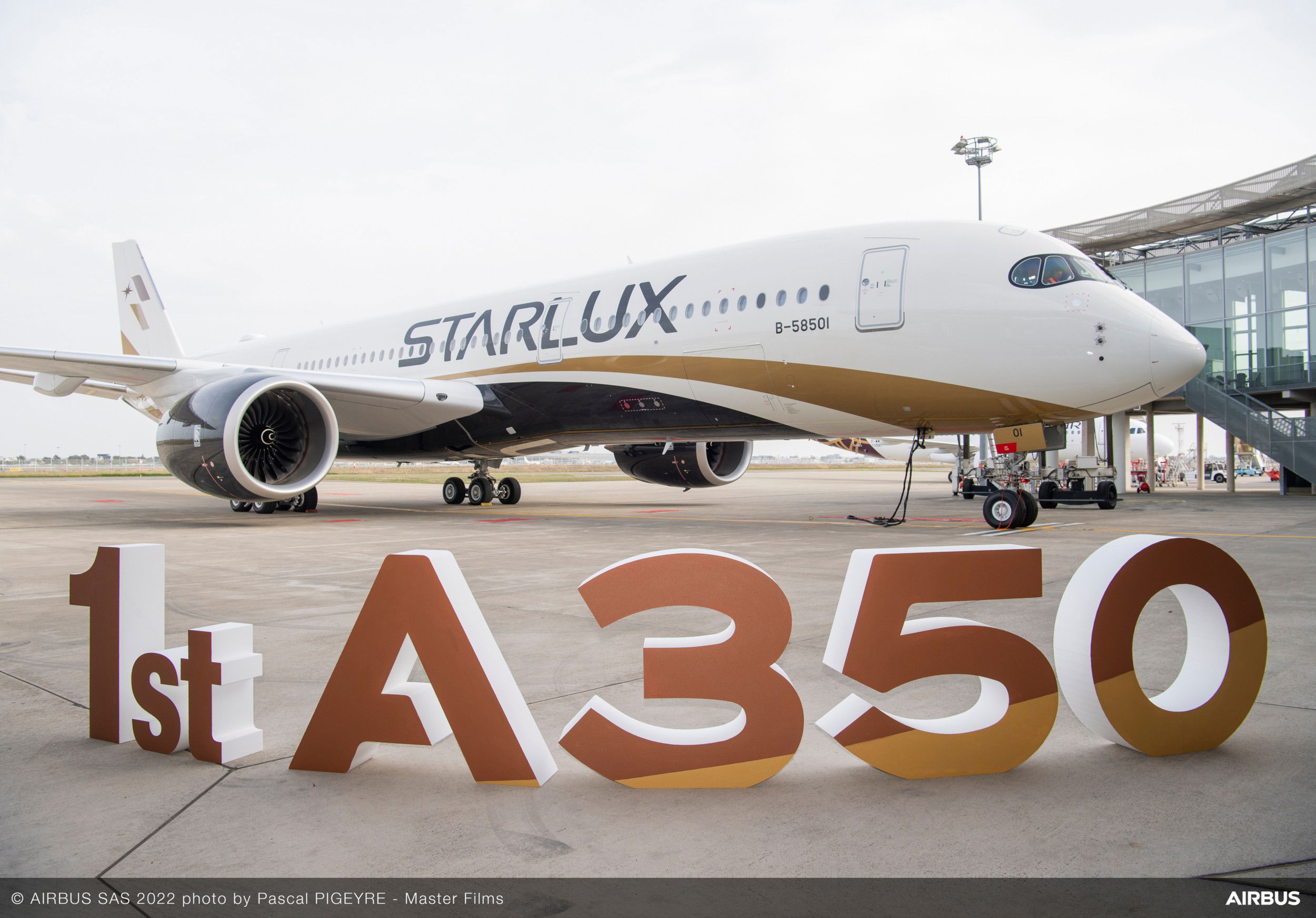 STARLUX recibe su primer Airbus A350
