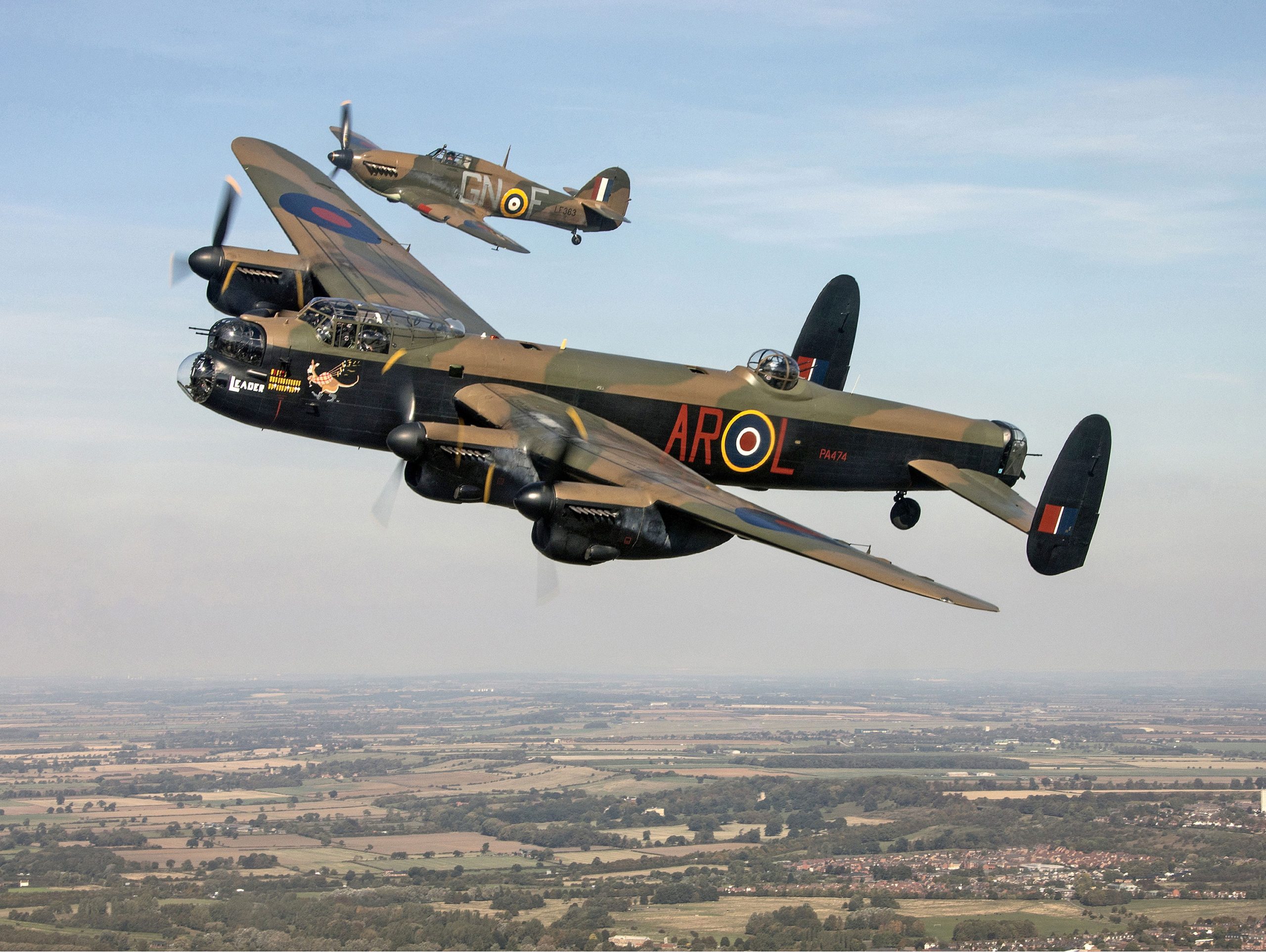 Lancaster en el punto de mira de Sywell