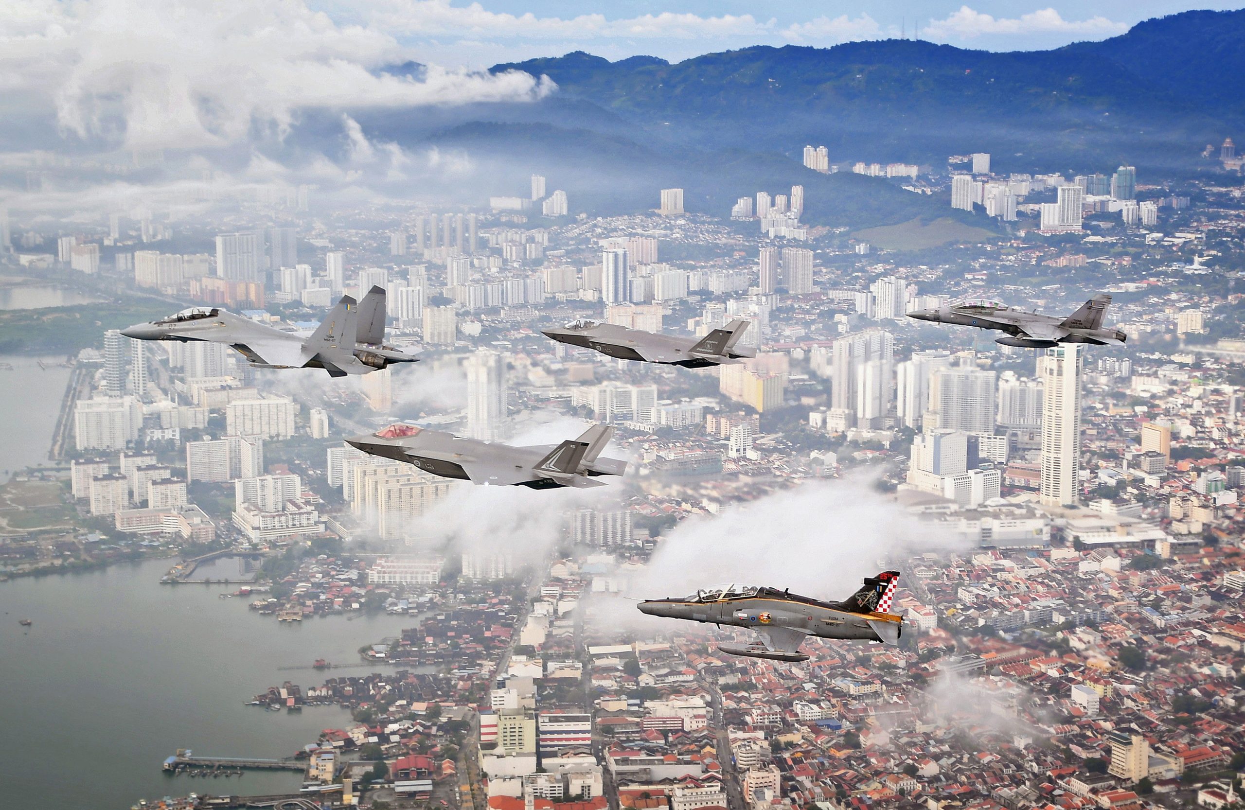 Australia completa el primer gran despliegue internacional del F-35A