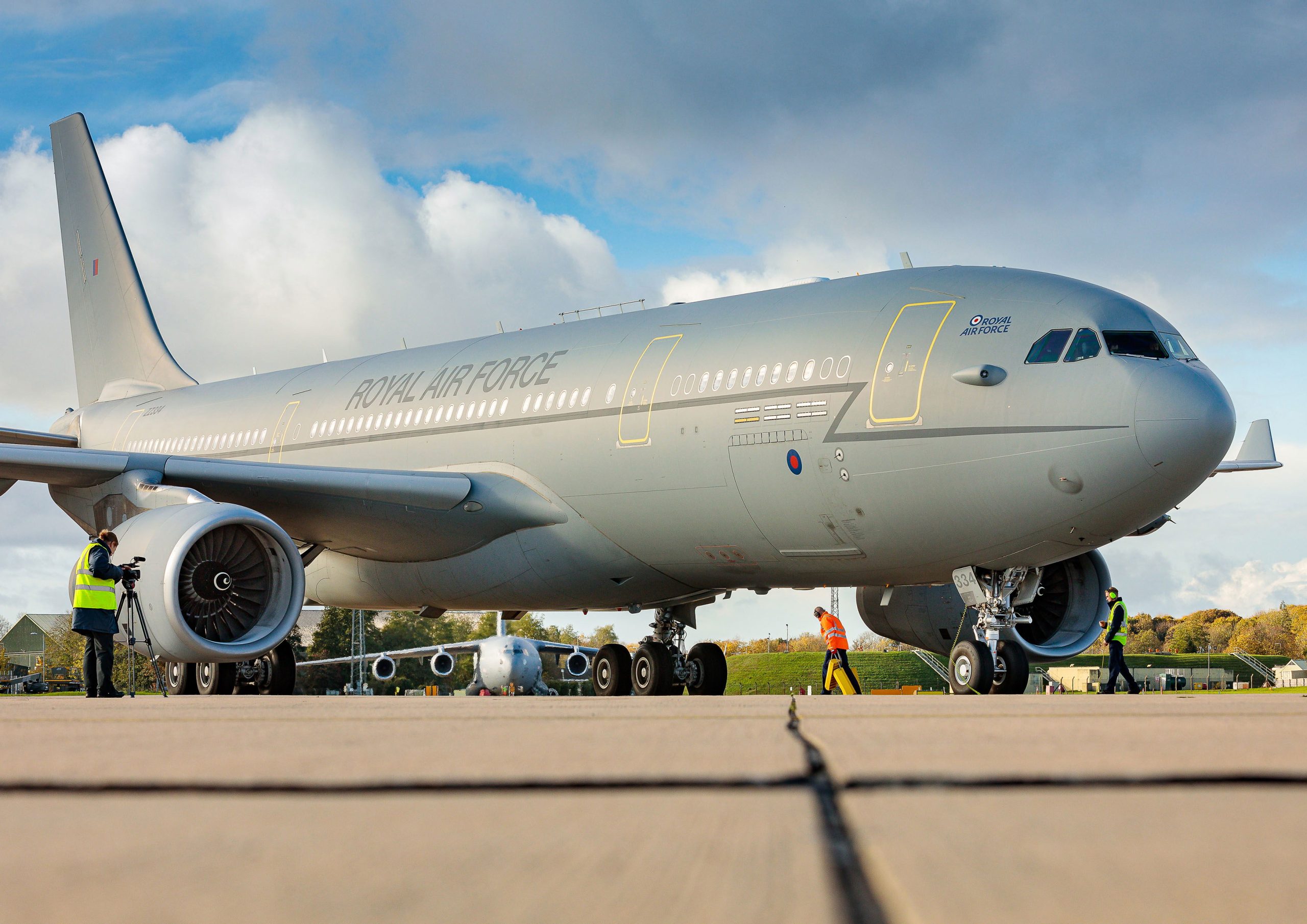 RAF Voyager flies on 100% sustainable fuel