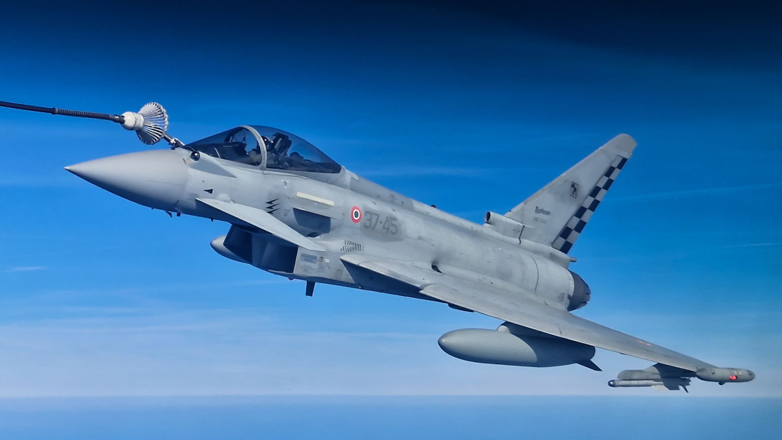 Accidente mortal de un Eurofighter F2000 italiano al regresar a la base de Trapani