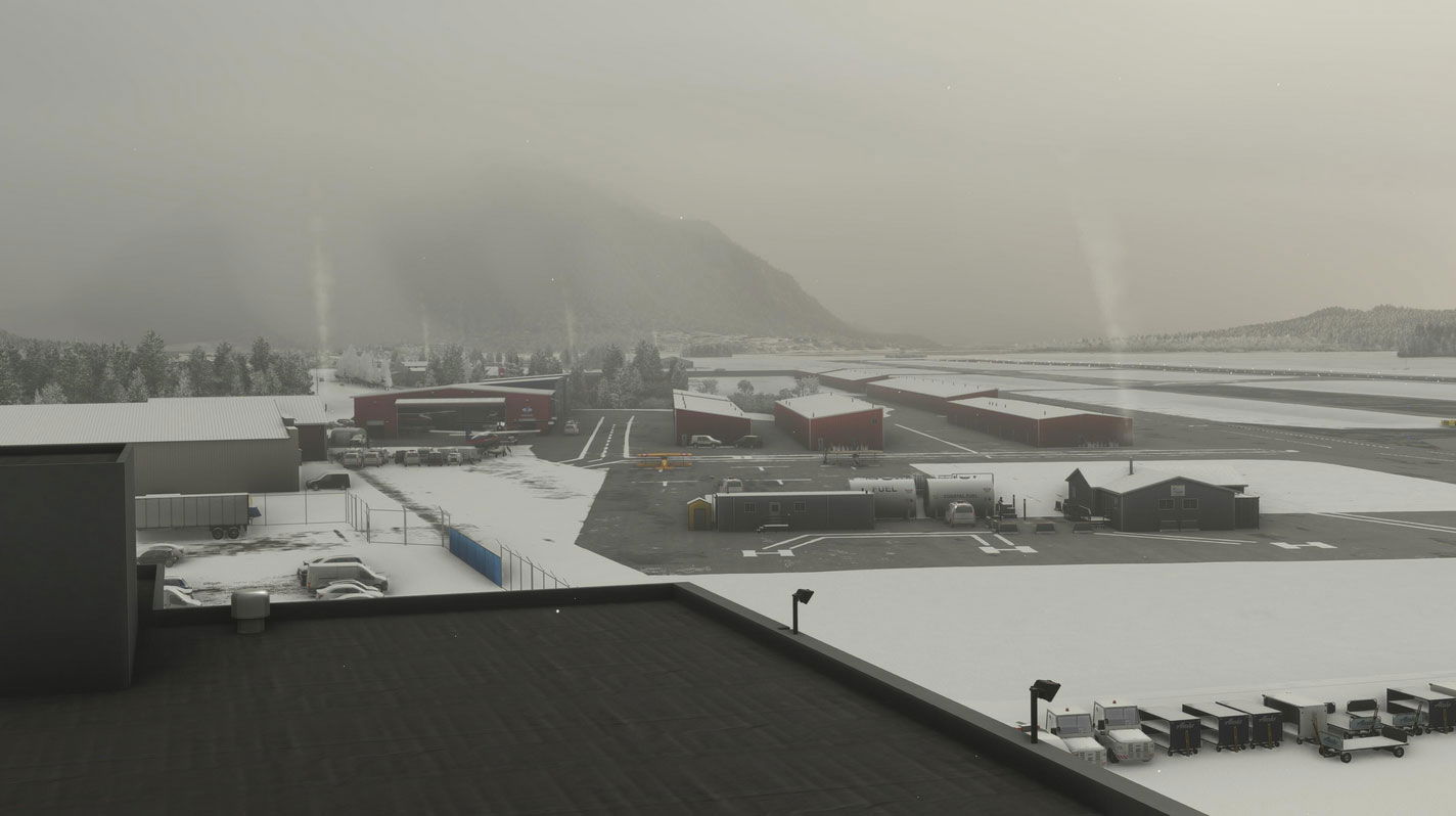 El simulador de vuelo de Microsoft aterriza en Juneau