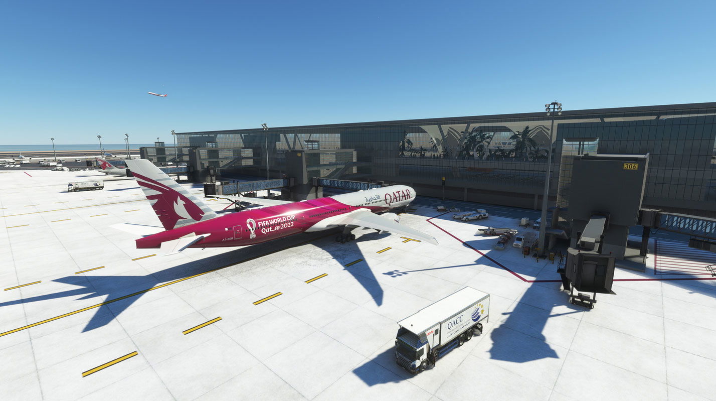 Lanzamiento del aeropuerto Hamad de Doha para Microsoft Flight Simulator