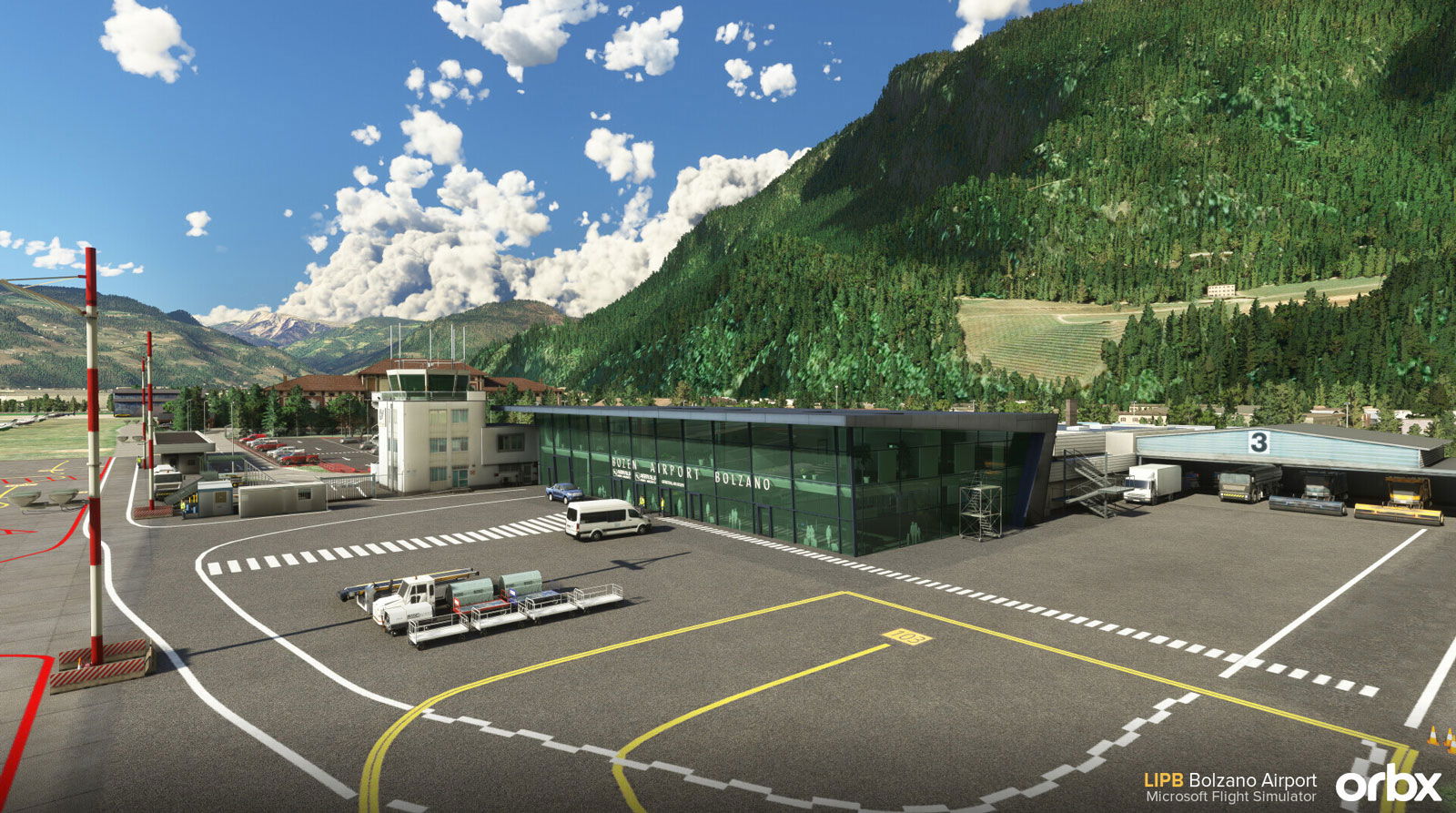 Aeropuerto de Bolzano para Microsoft Flight Simulator