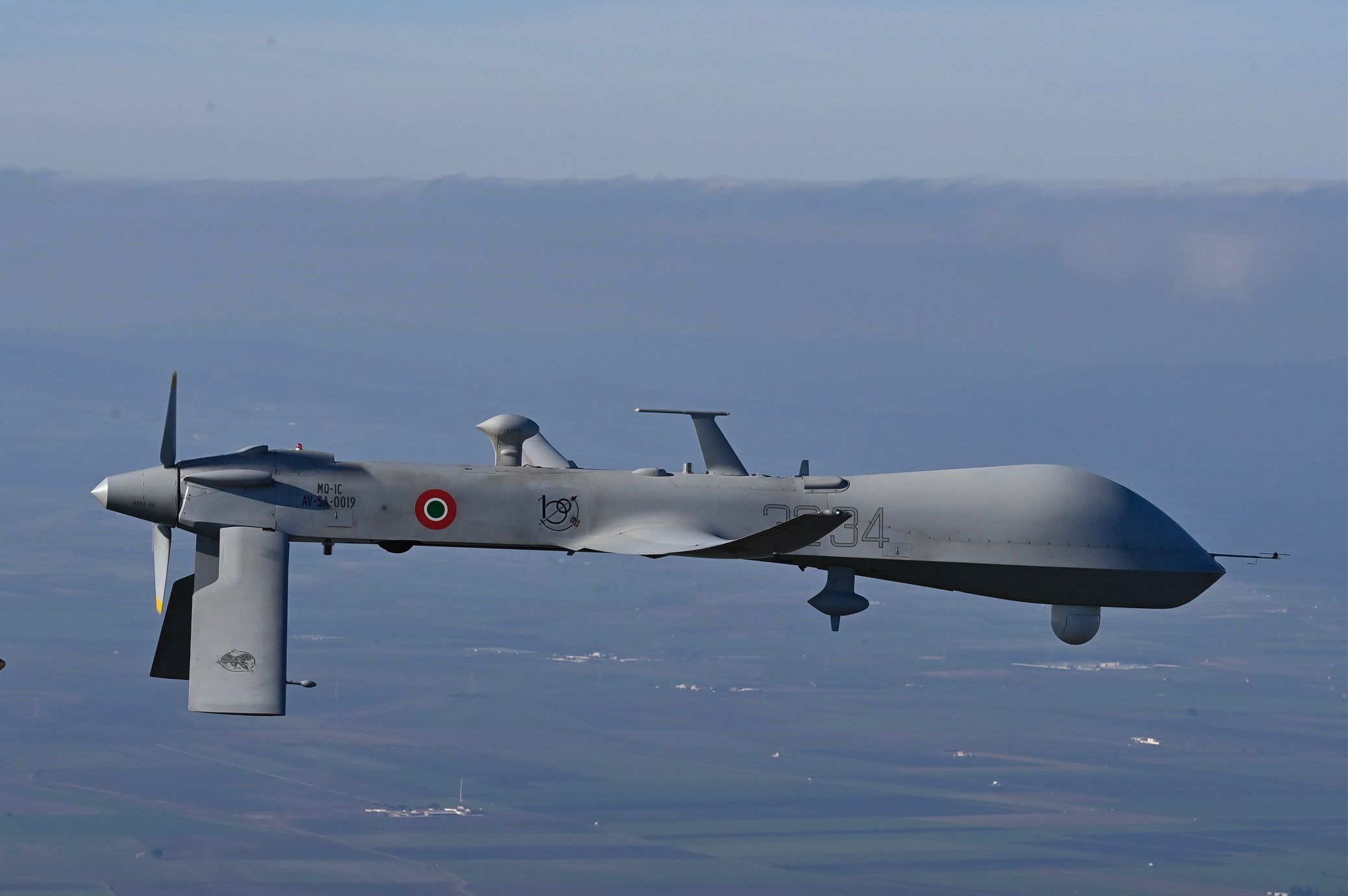 Italia retira su flota de MQ-1C Predator A+ tras 18 años de servicio