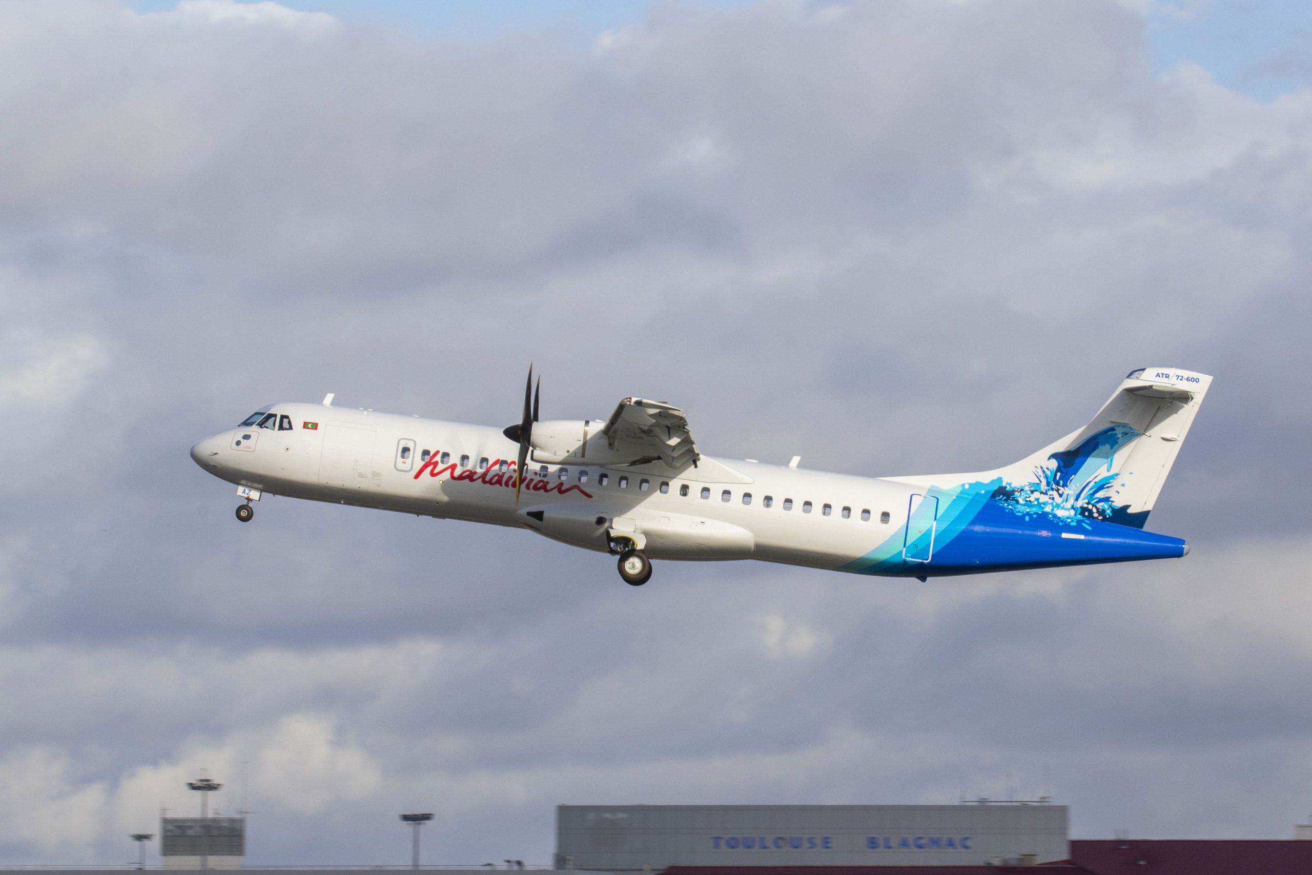 ATR lands in the Maldives