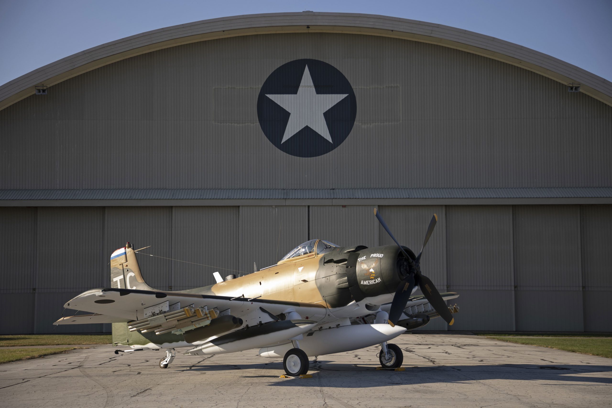 Skyraider modified to salute Vietnam heroes