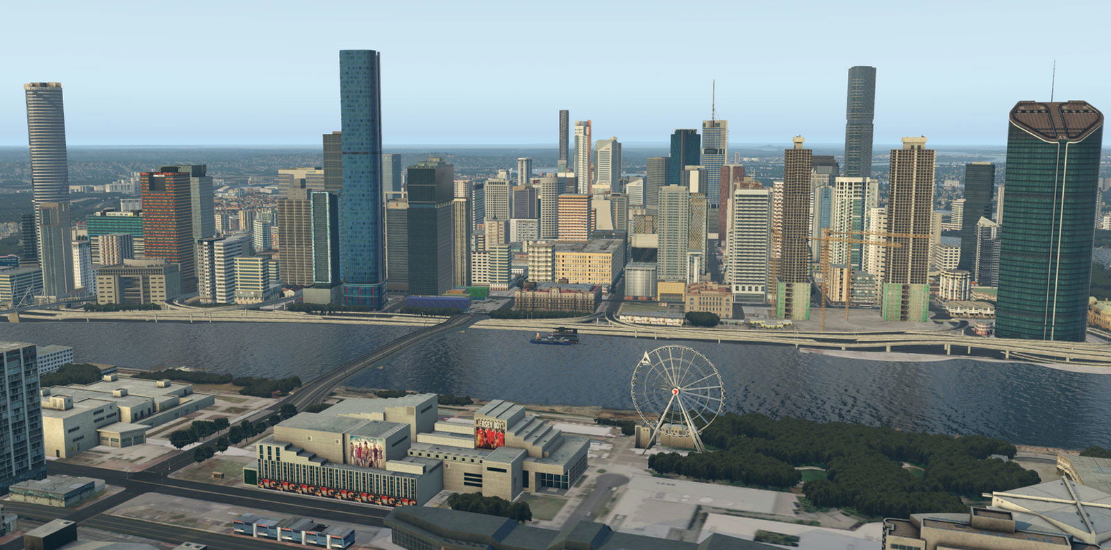 Landmarks Brisbane City Pack for X-Plane released