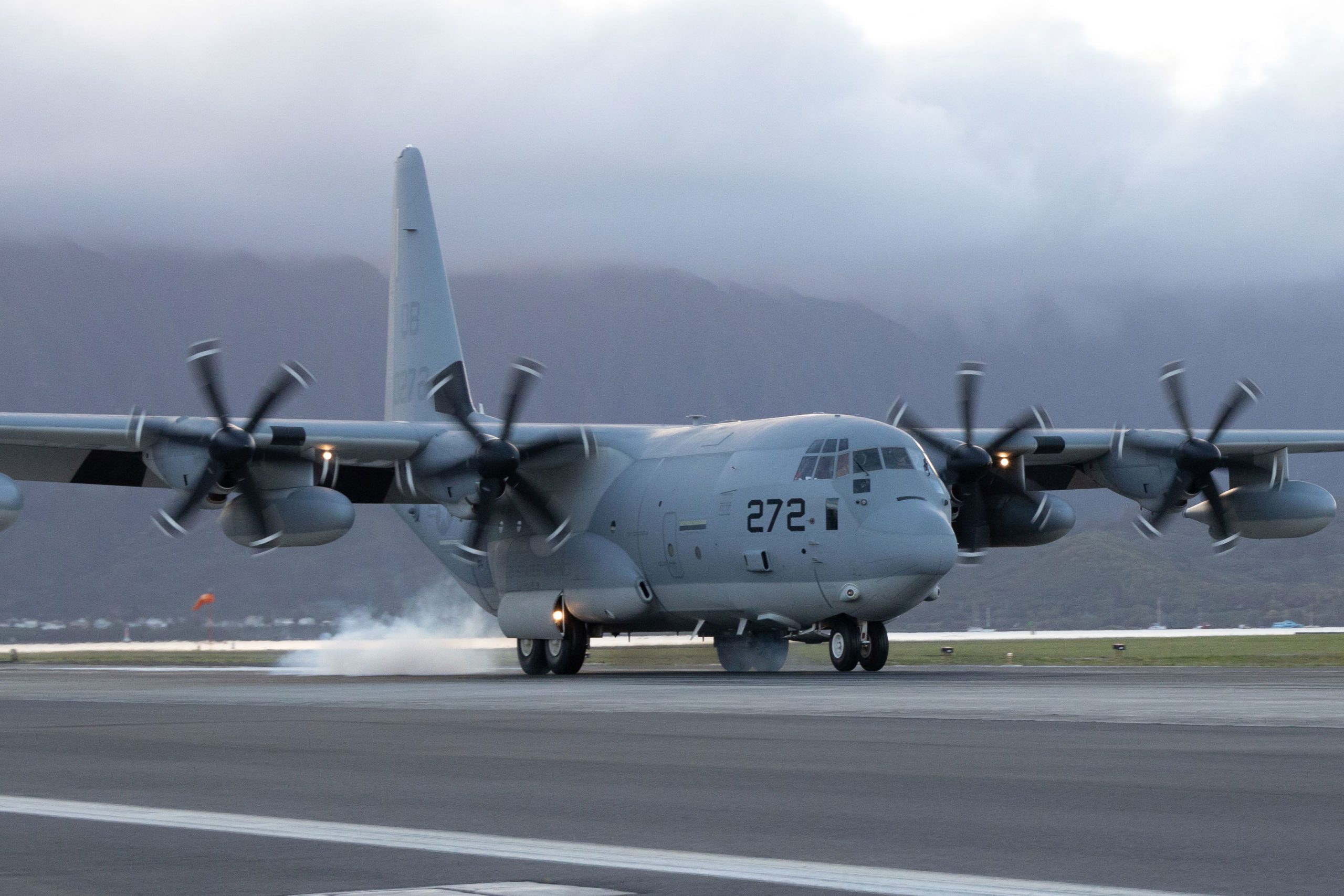 First KC-130Js arrive in Hawaii as USMC activates VMGR-153