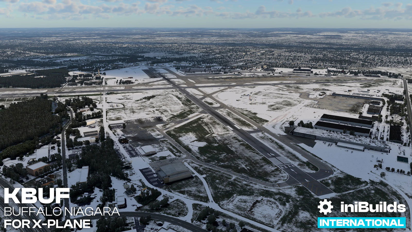 Lanzamiento del aeropuerto de Buffalo Niagara para X-Plane 11 y 12