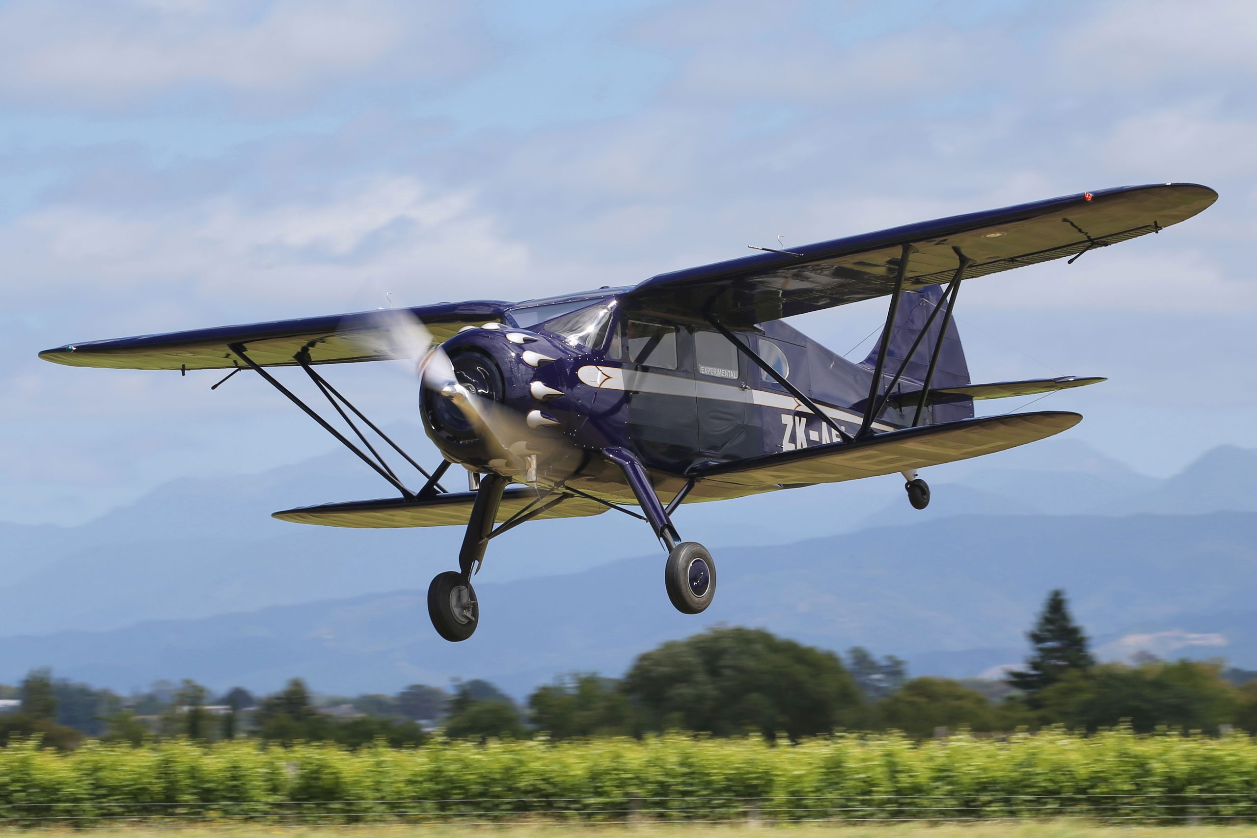 Unique Waco vuelve a volar en Nueva Zelanda