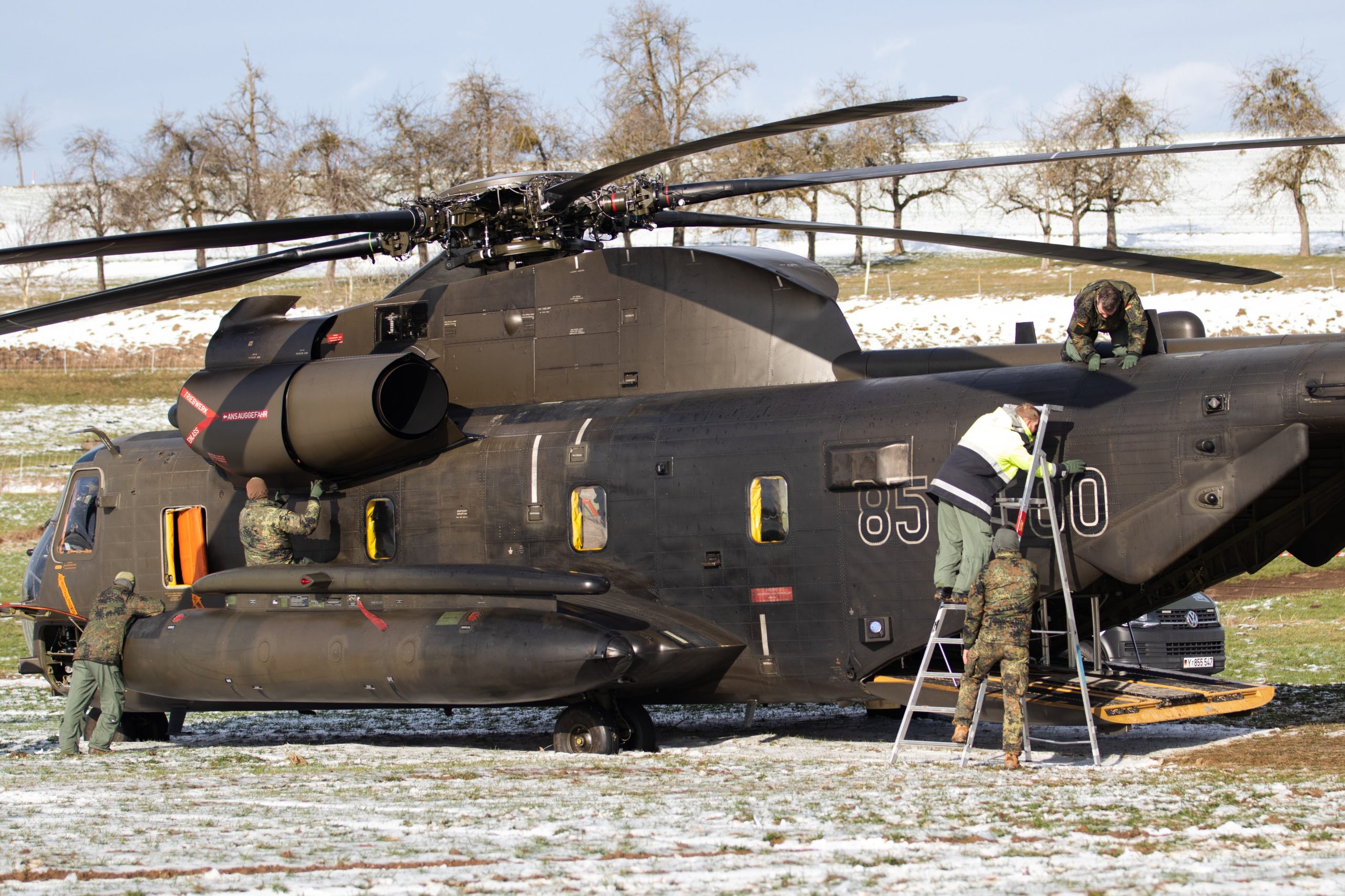 German CH-53G fleet suffers two emergency landings in one week