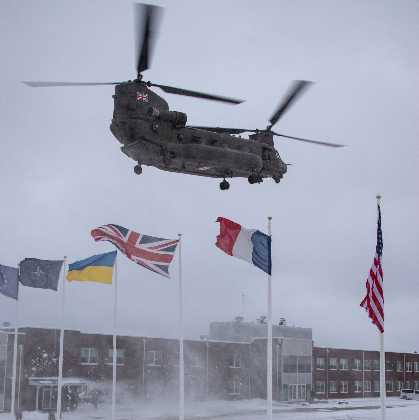 RAF Chinooks return to Estonia and NATO nations announce support for Ukraine