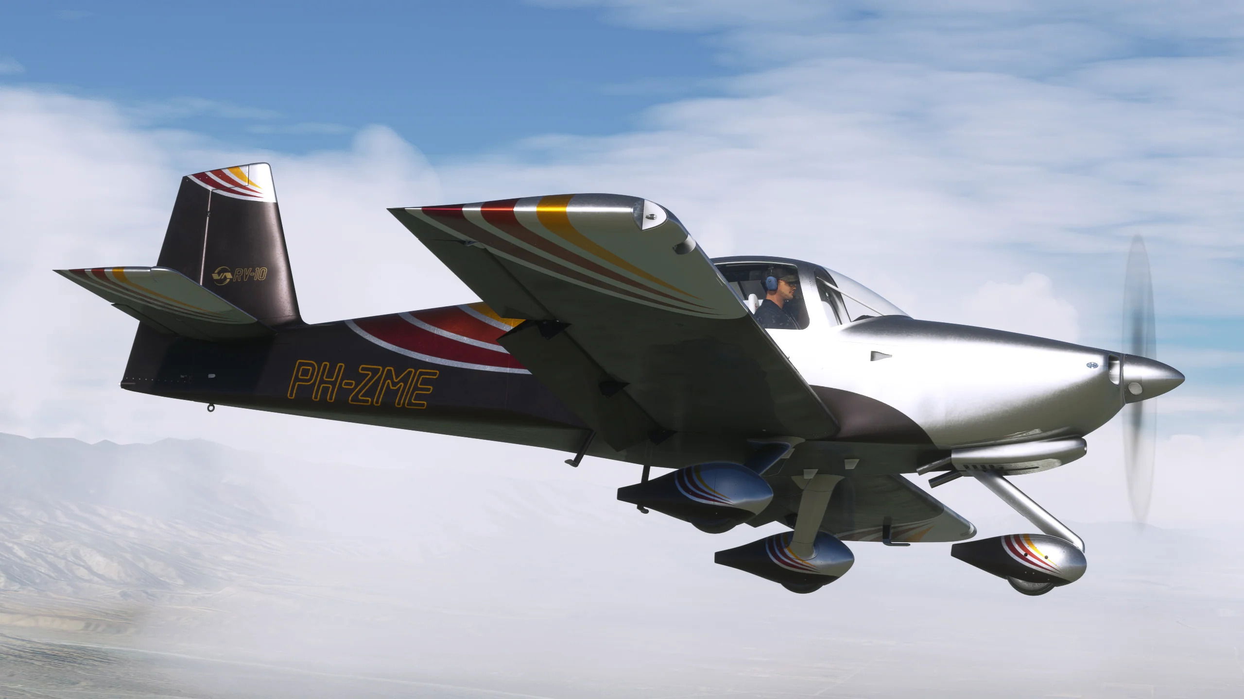 Van's Aircraft RV-10 listo para despegar