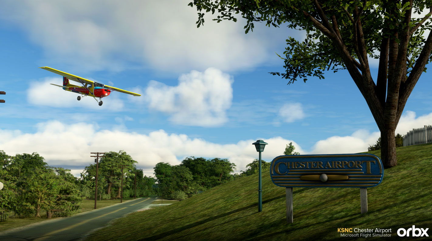 Lanzamiento del aeropuerto de Chester para Microsoft Flight Simulator