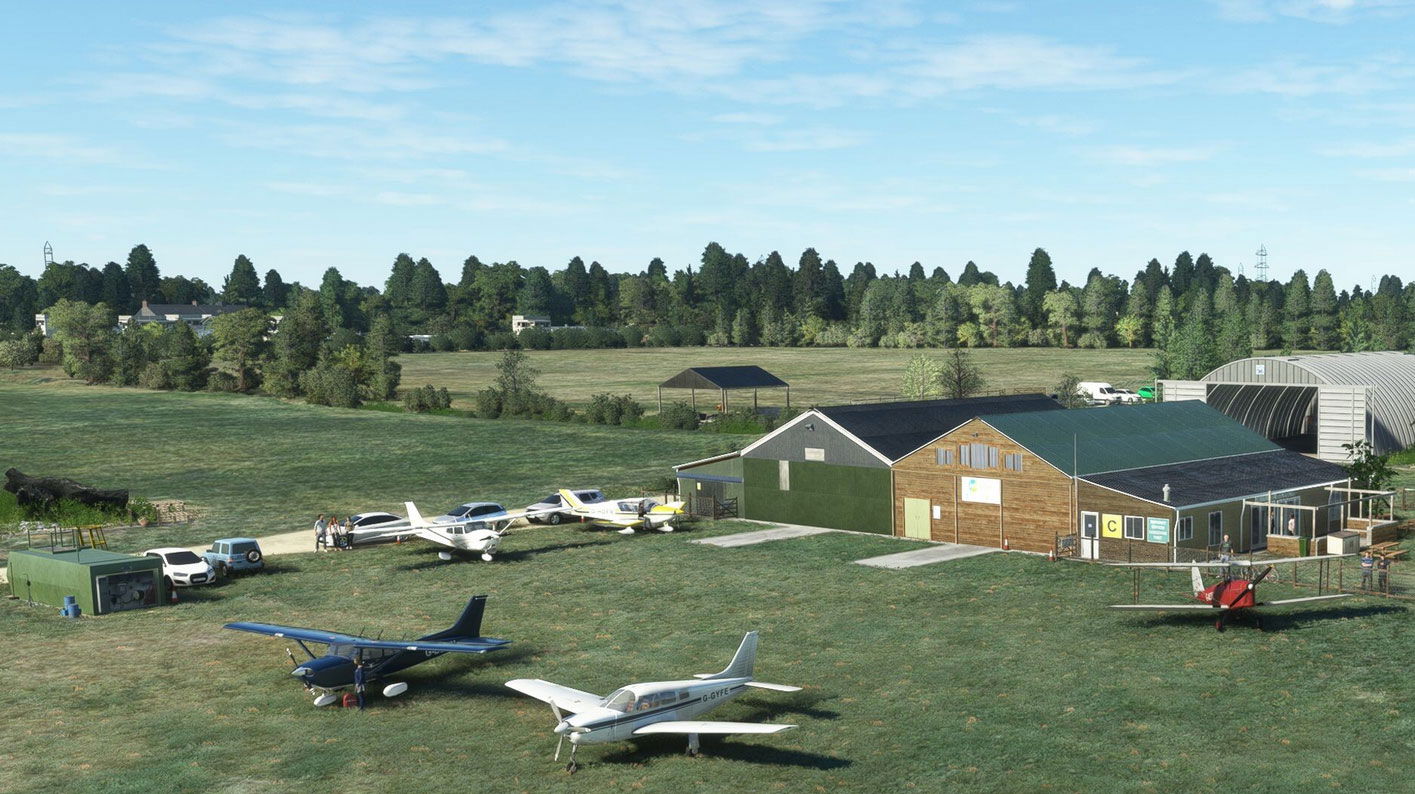 Damyns Hall Aerodrome for MSFS released