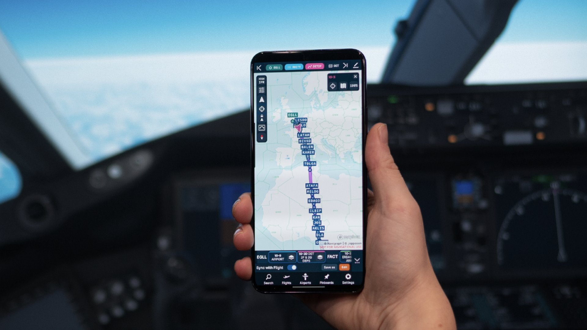 Navigraph releases Charts 8 for mobile devices
