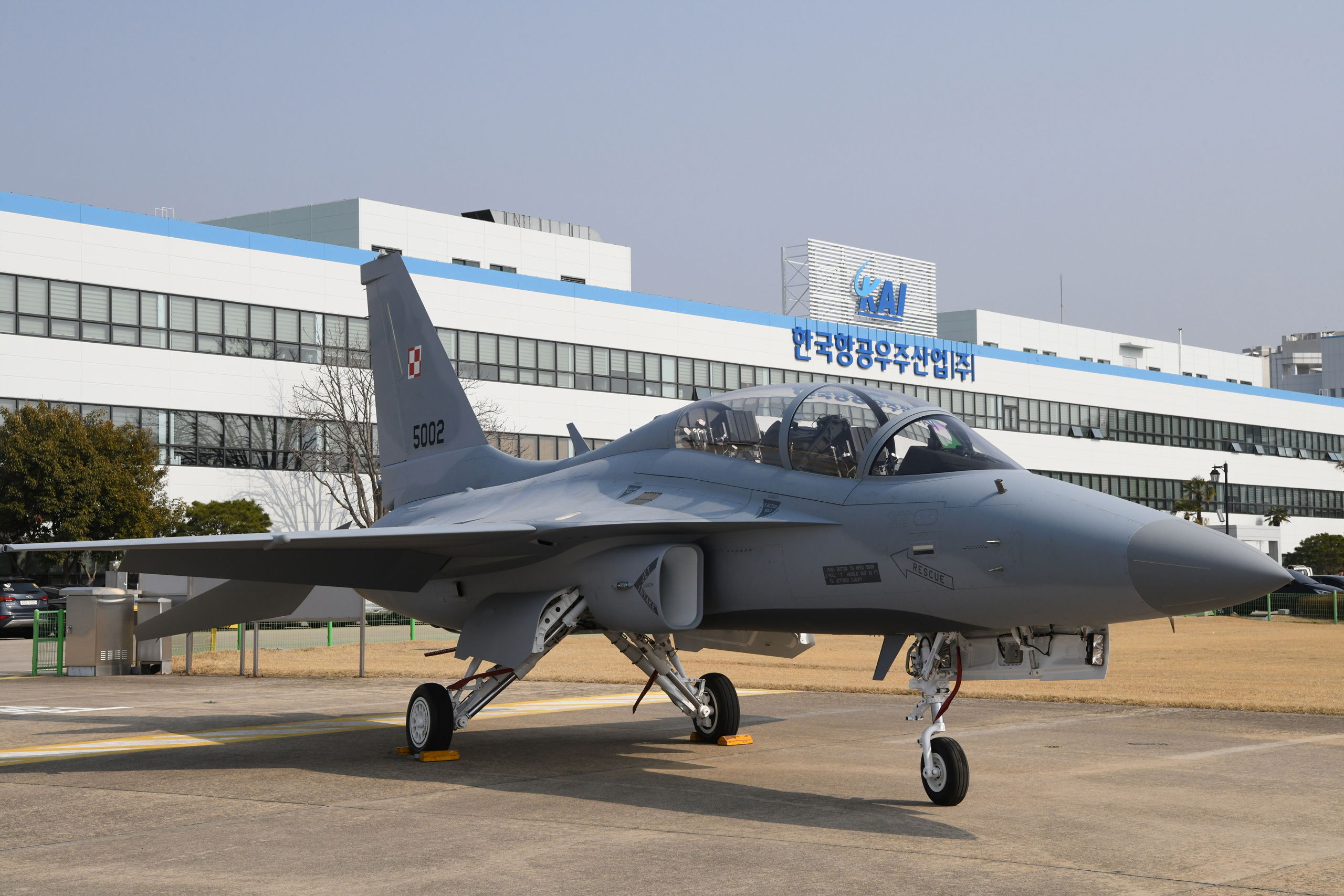 KAI unveils first FA-50 for Polish Air Force