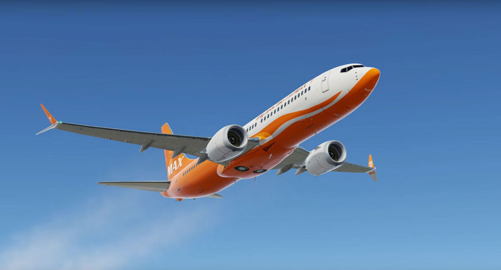 El 737 MAX 8-200 vuela en Prepar3D