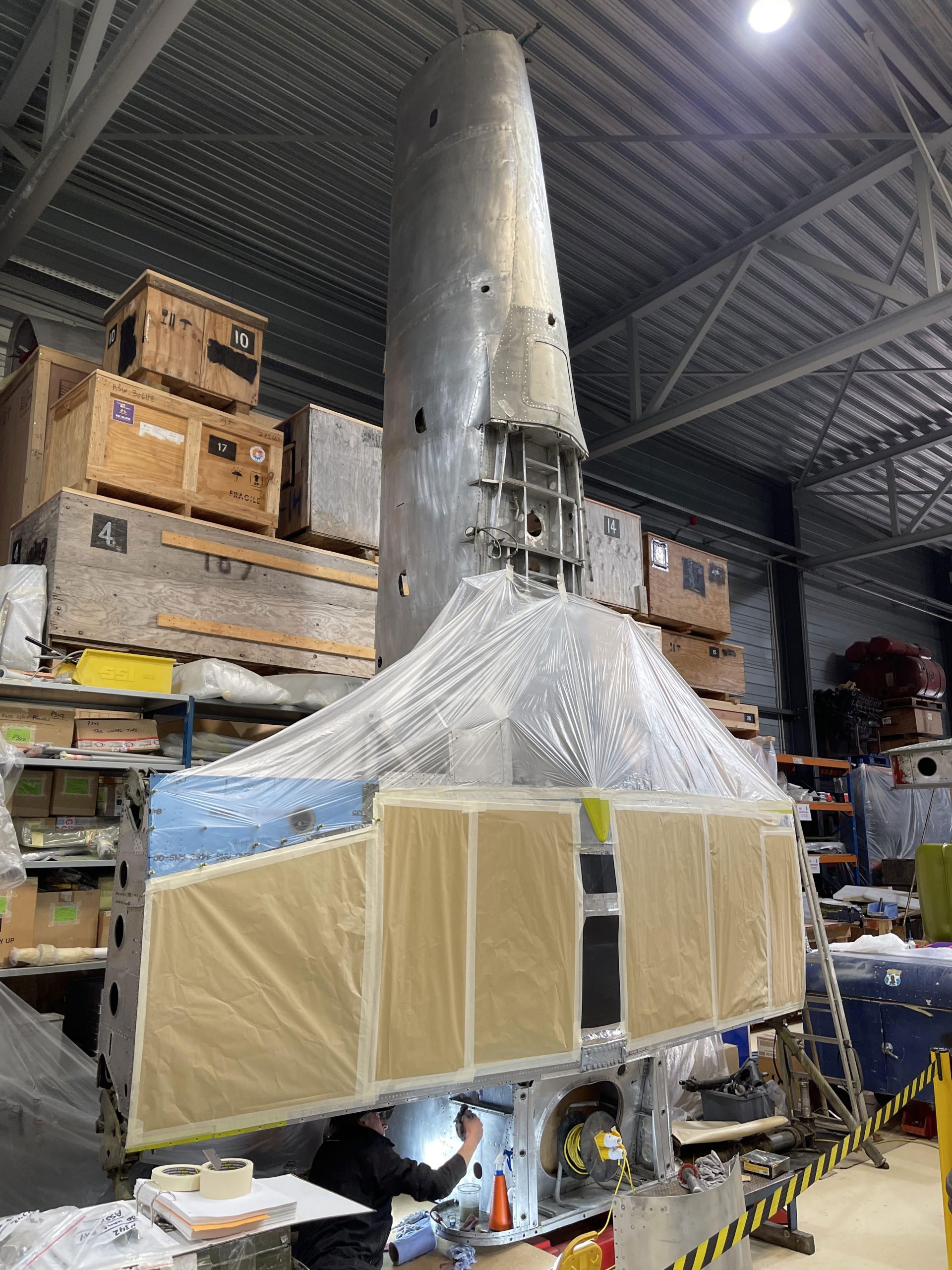 ¿Cómo va la restauración del Firefly de Duxford?