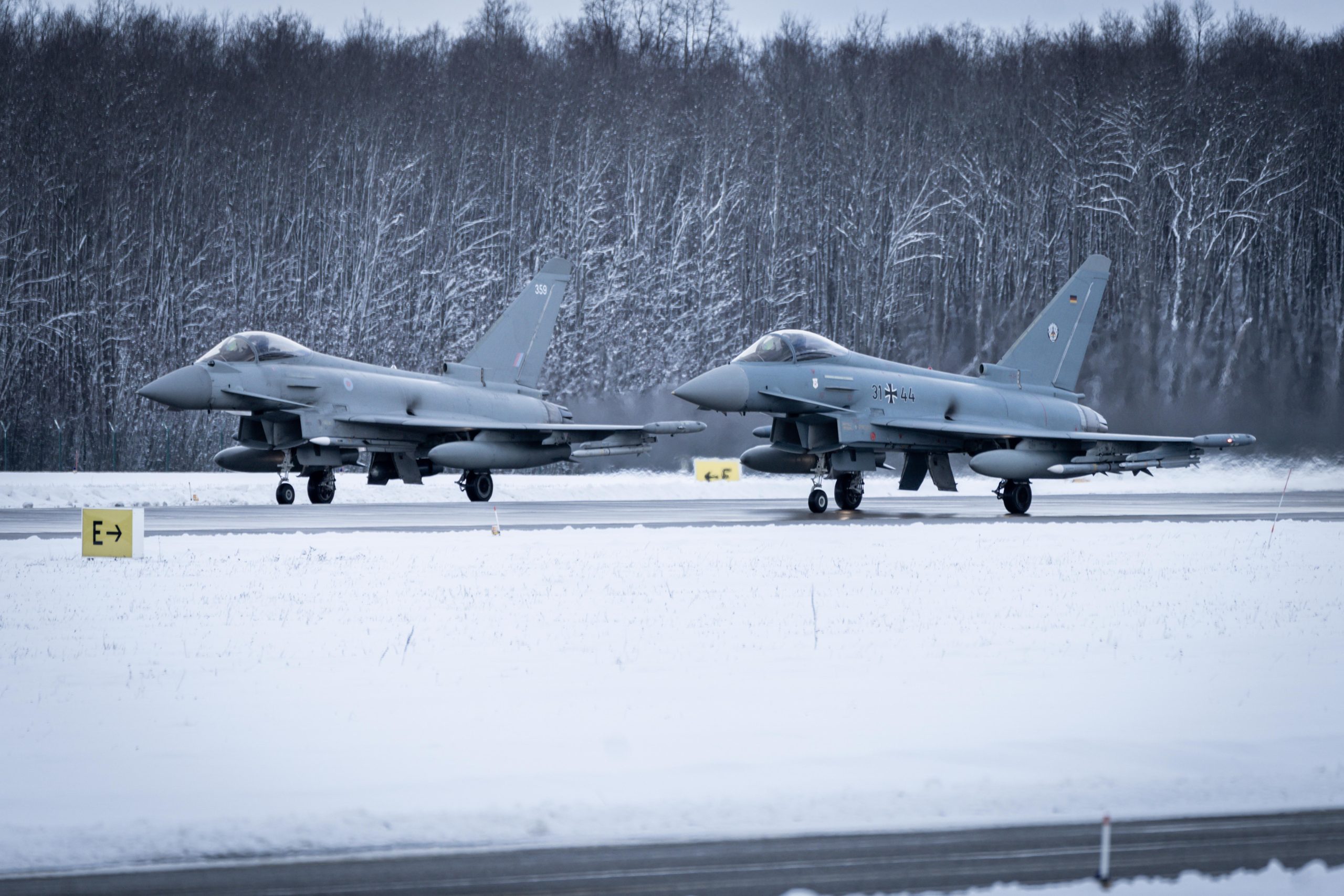 UK and Germany conduct NATO’s first joint Baltic Air Policing interception