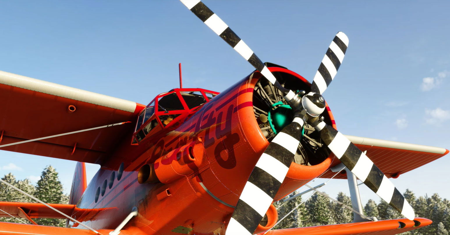 Antonov An-2 ready for take-off
