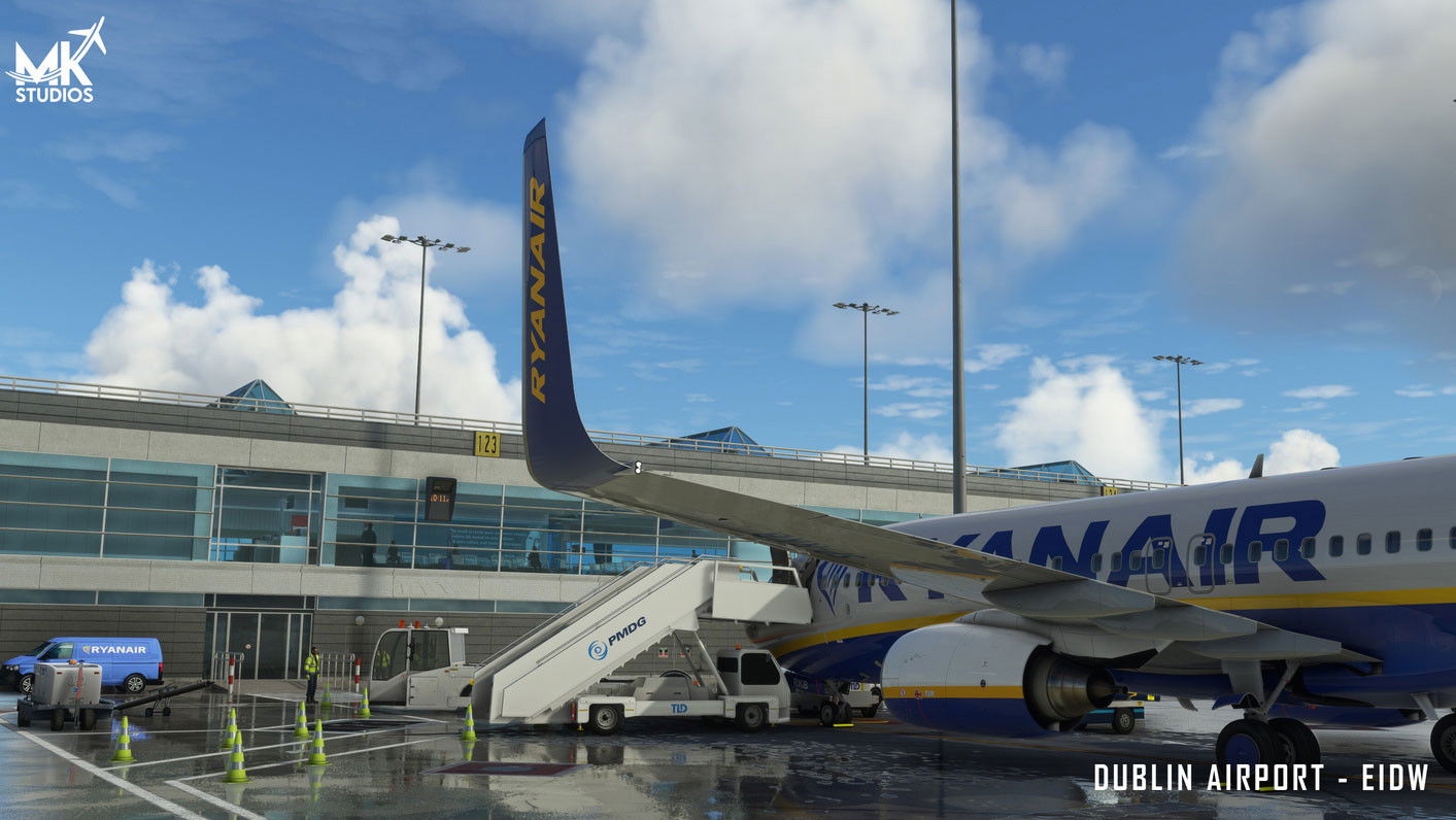 Dublín v2 para Microsoft Flight Simulator