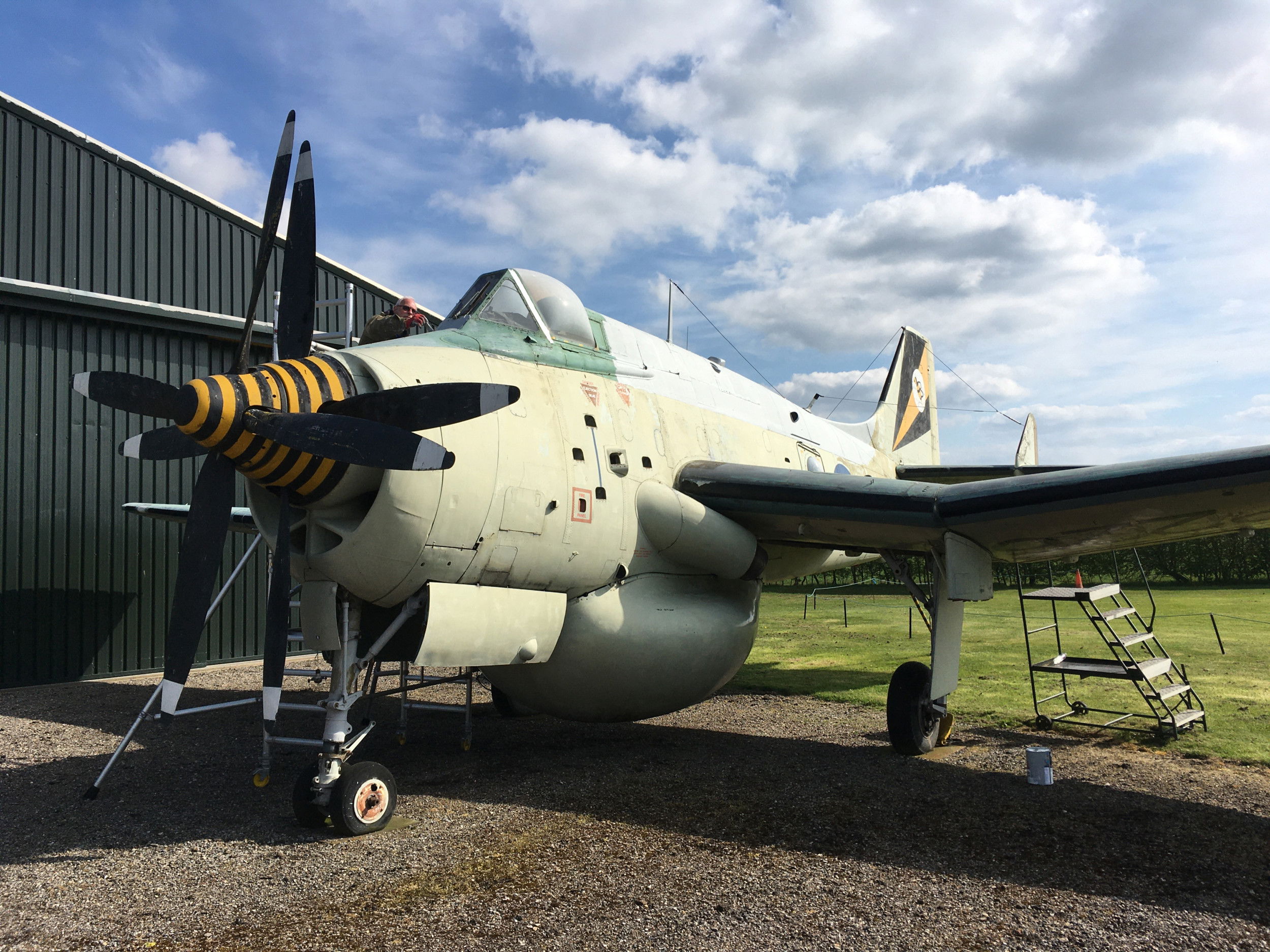 El Museo del Aire de Newark inicia la restauración del Gannet