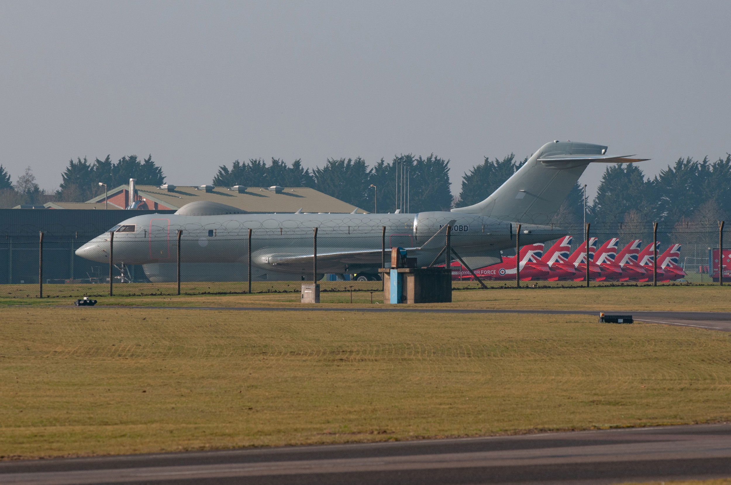 Final ex-RAF Sentinel R1 departs Waddington