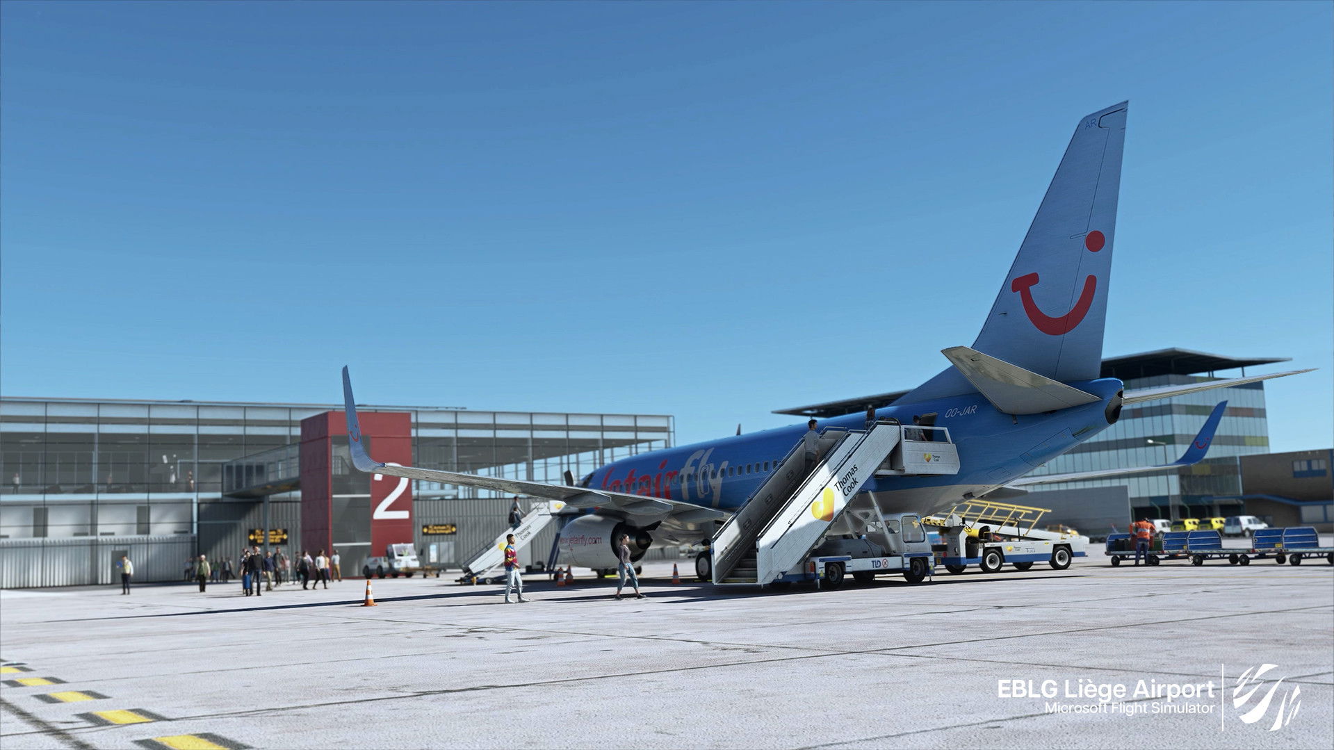 El MSFS aterriza en Bélgica