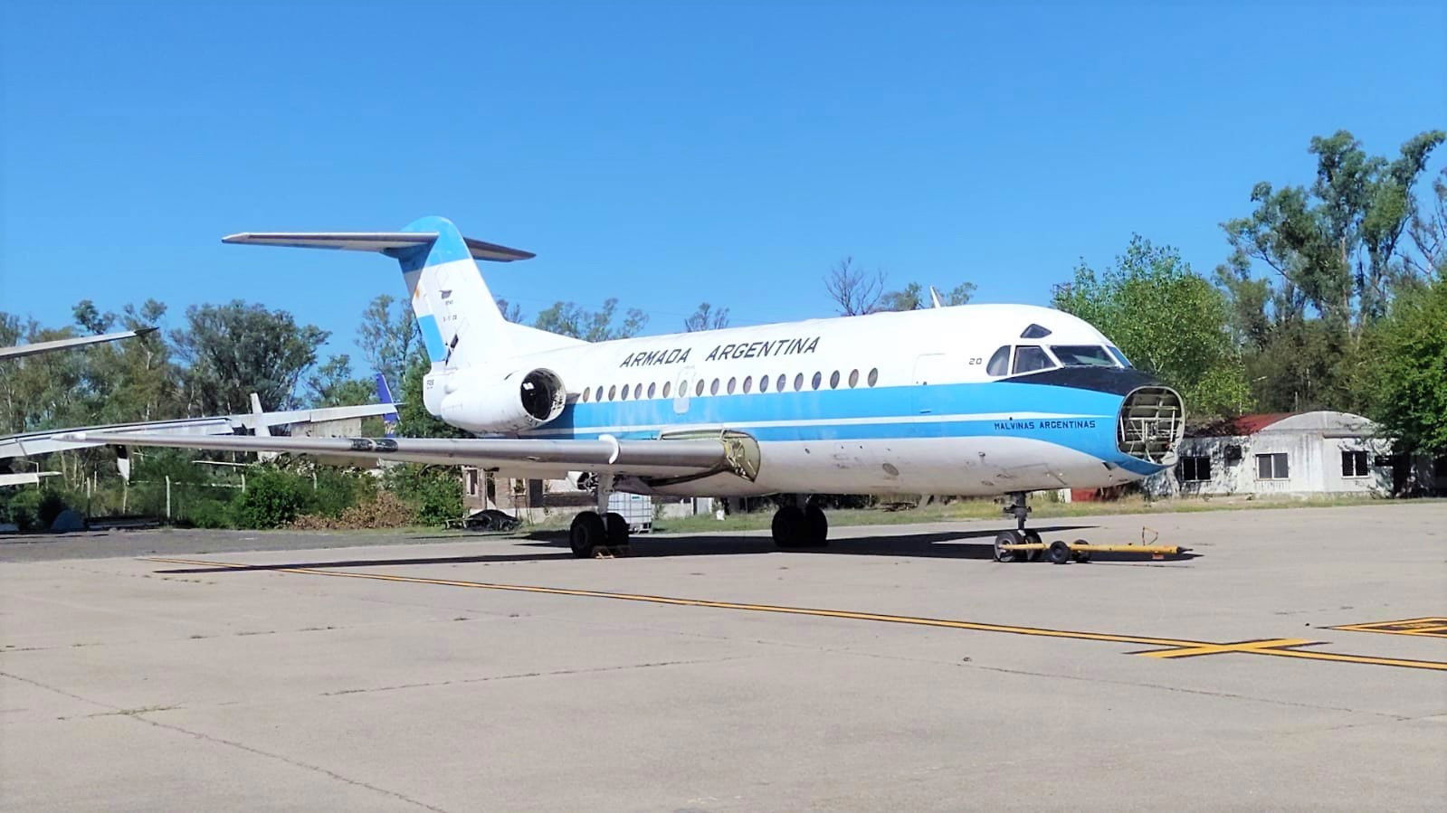 War veteran F-28 moved to a museum